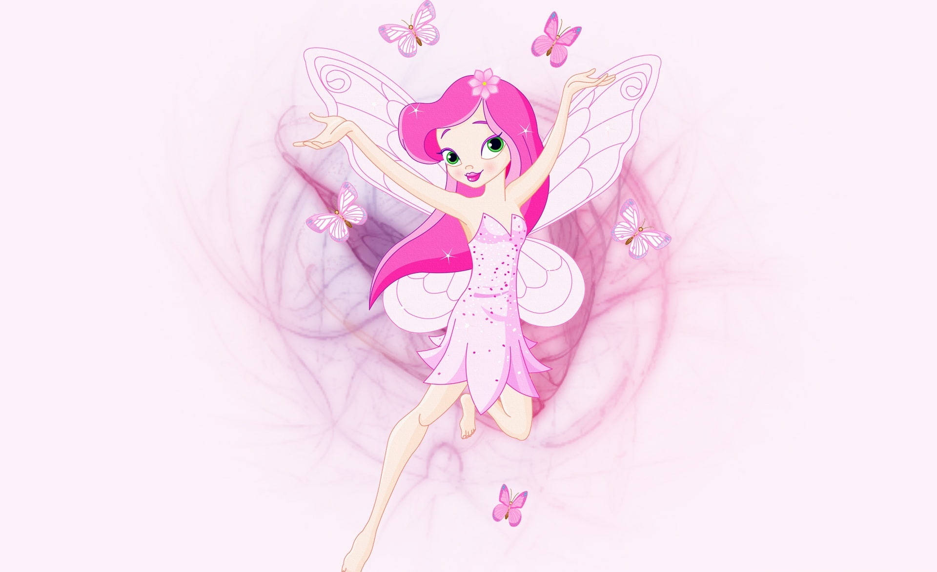 Diwata Pink na Kartun Wallpaper