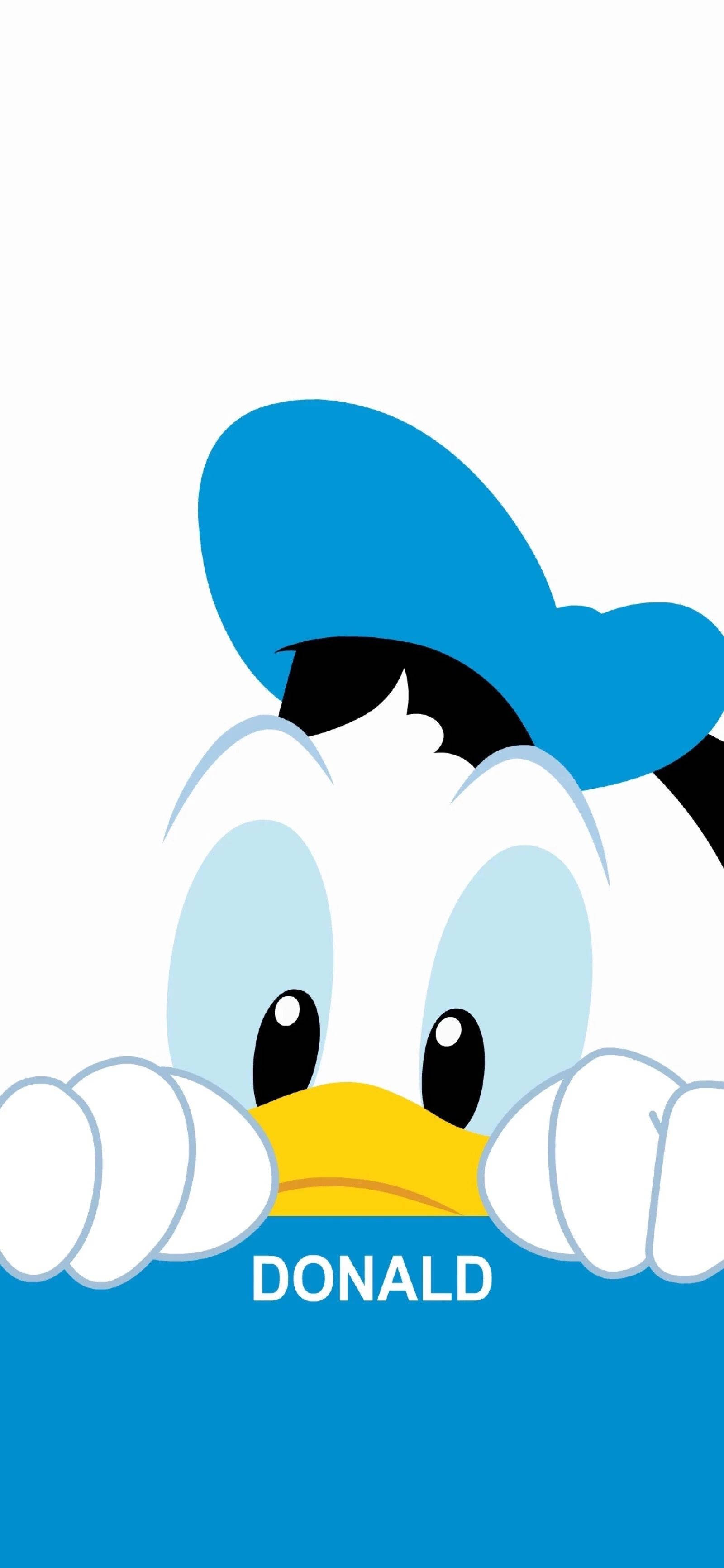Donald Duck Top iPhone Wallpaper
