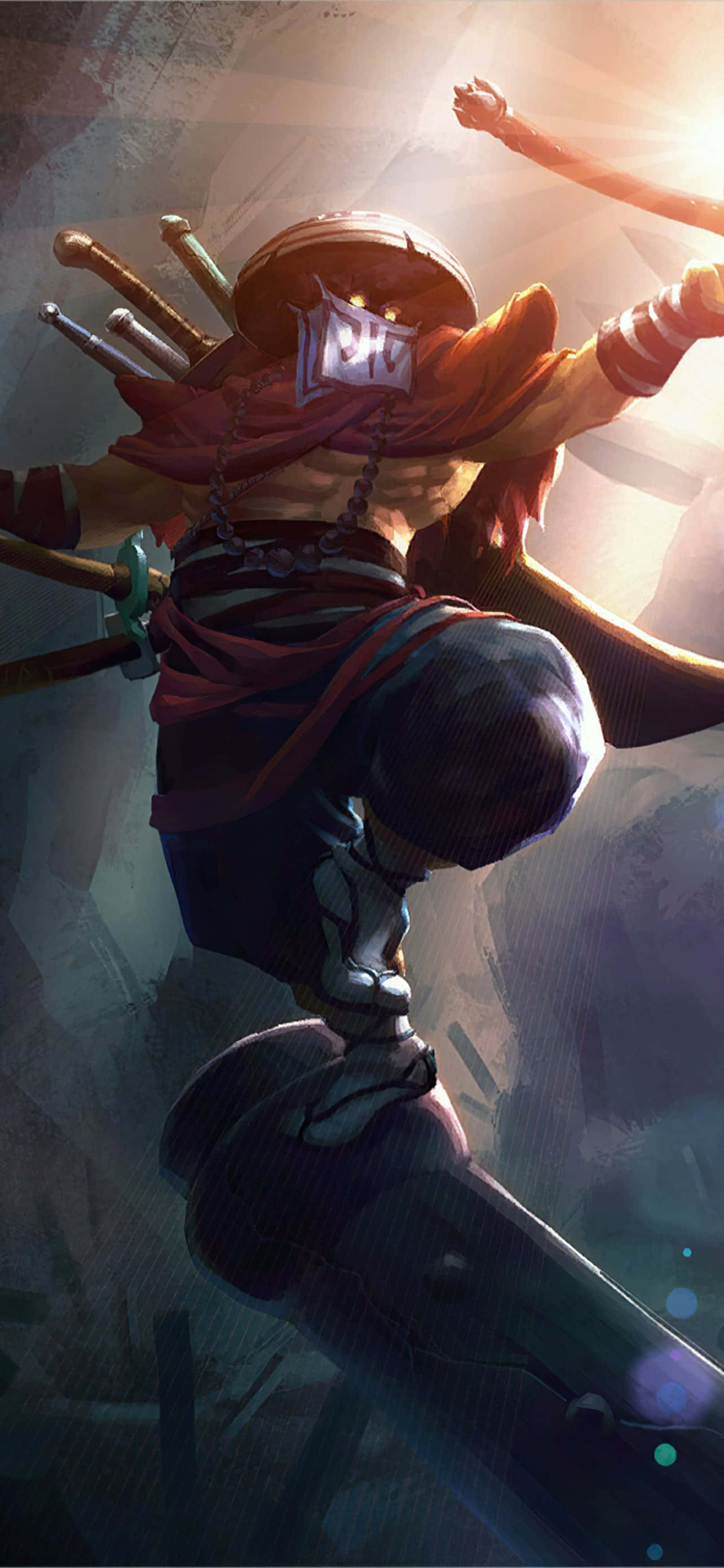 Dota 2 Juggernaut na Naka-Ninja Wallpaper