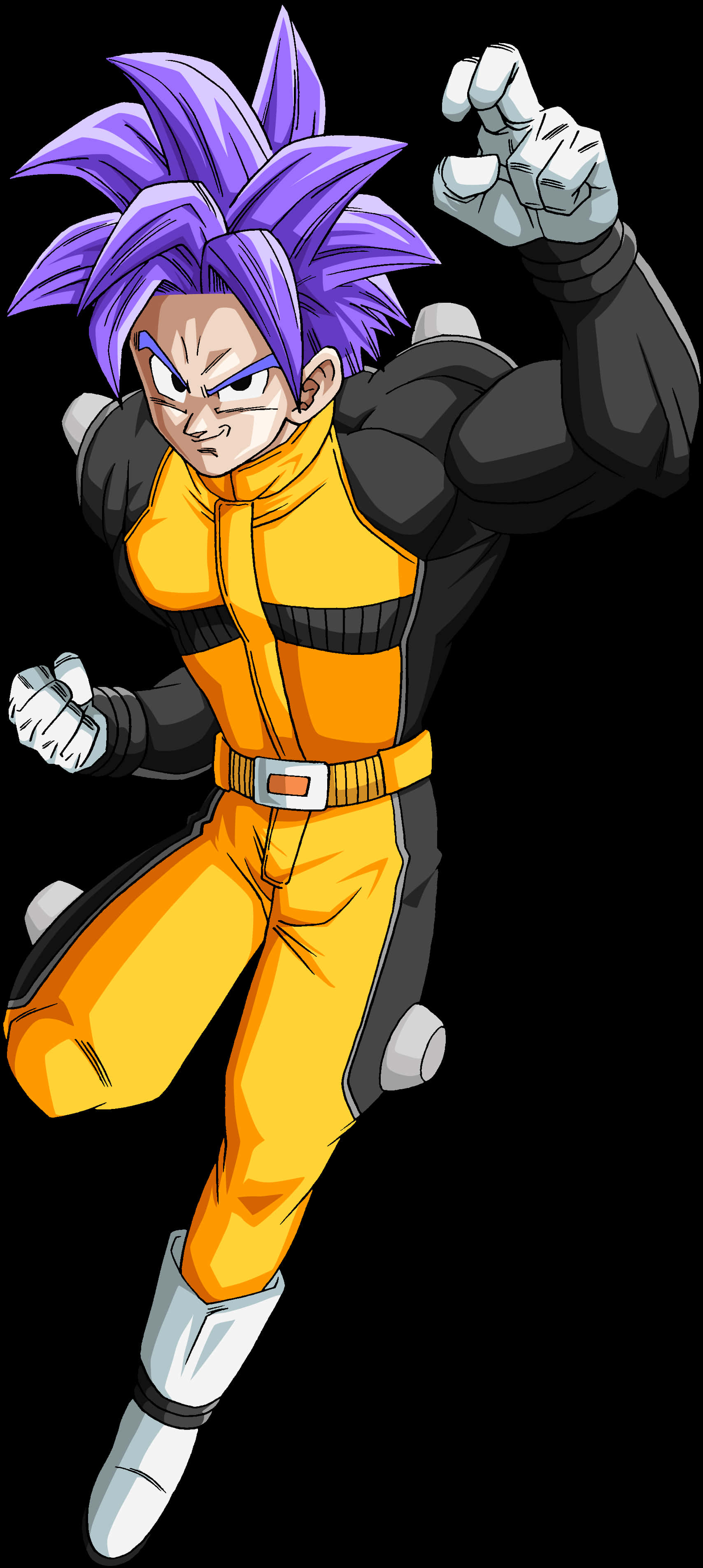 Dragon Ball Mandirigmang May Lilang Buhok Wallpaper