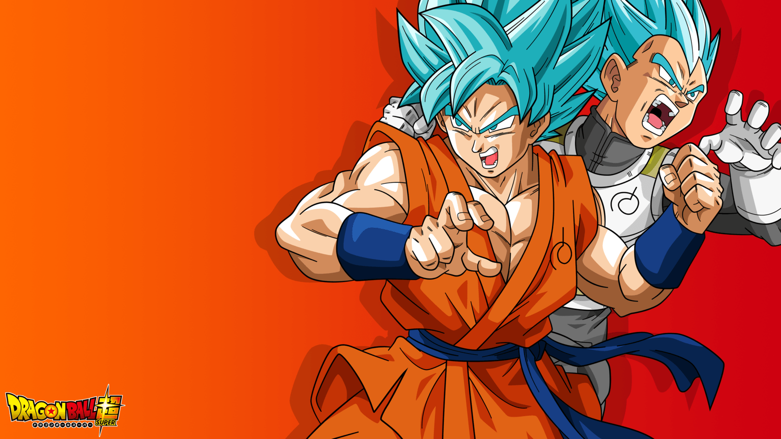 Dragon Ball Super 1600 x 900 na background Wallpaper