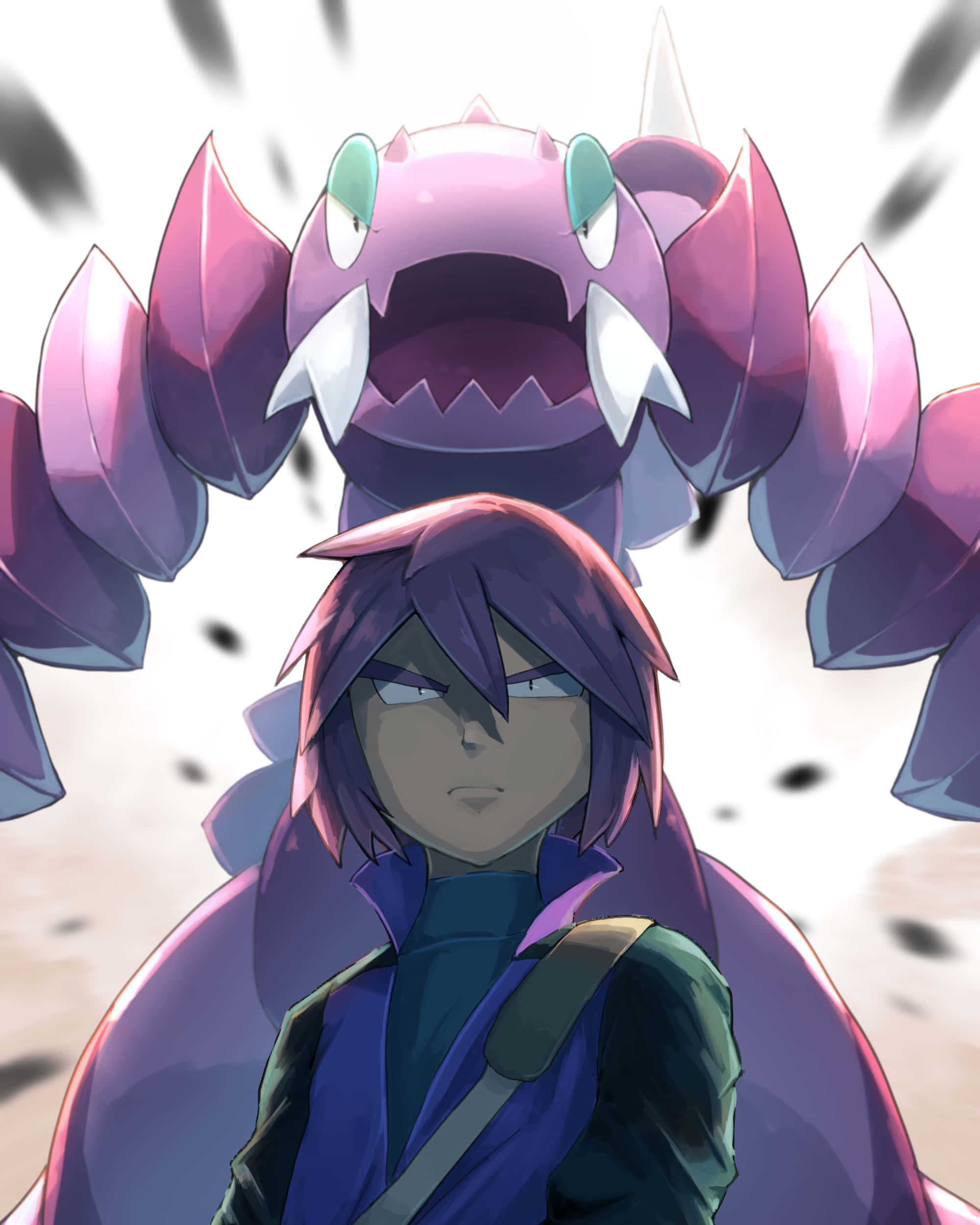 Drapion sa Likod ng Trainer Wallpaper