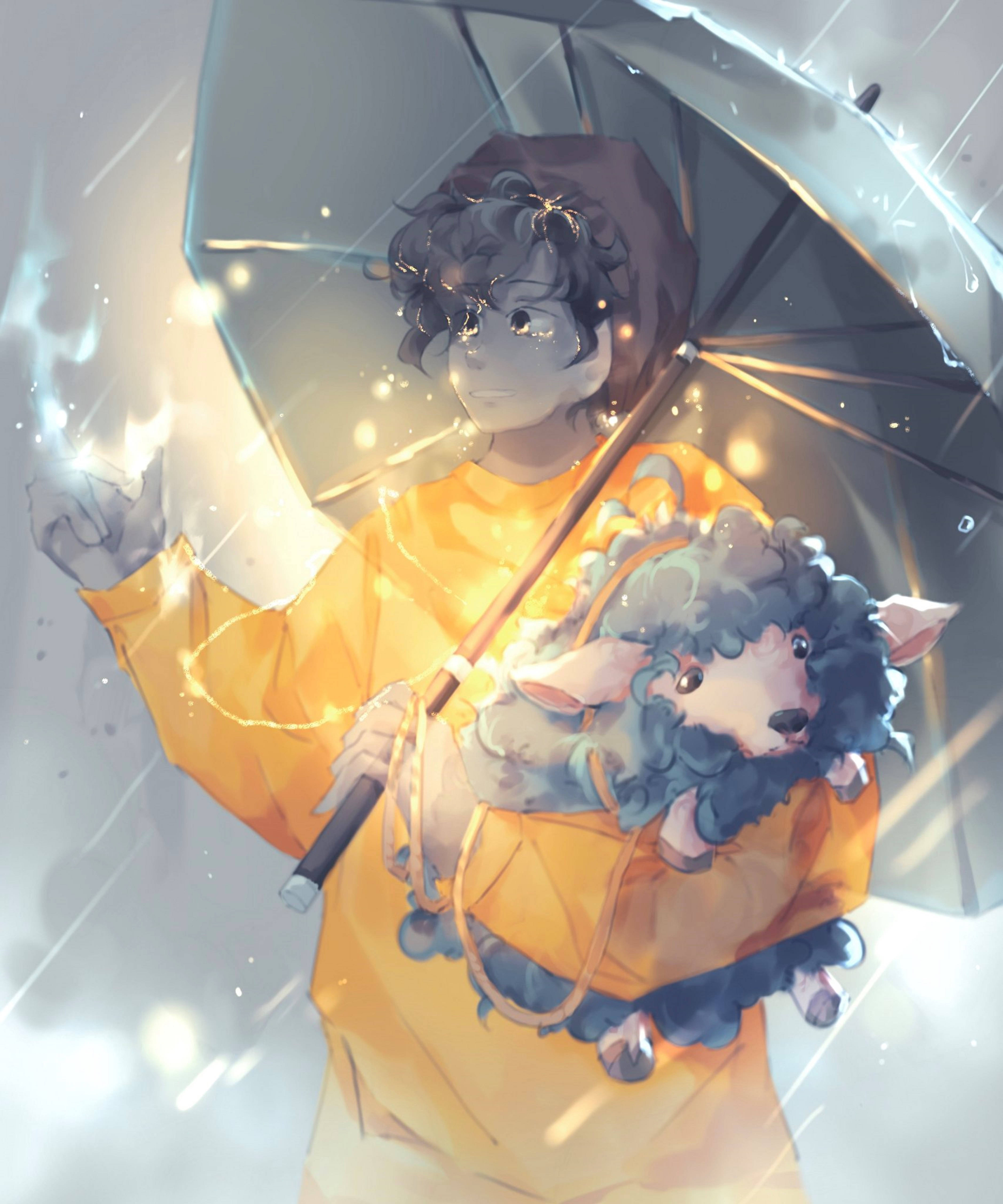 Dream SMP Ghostbur Friend Anime Wallpaper