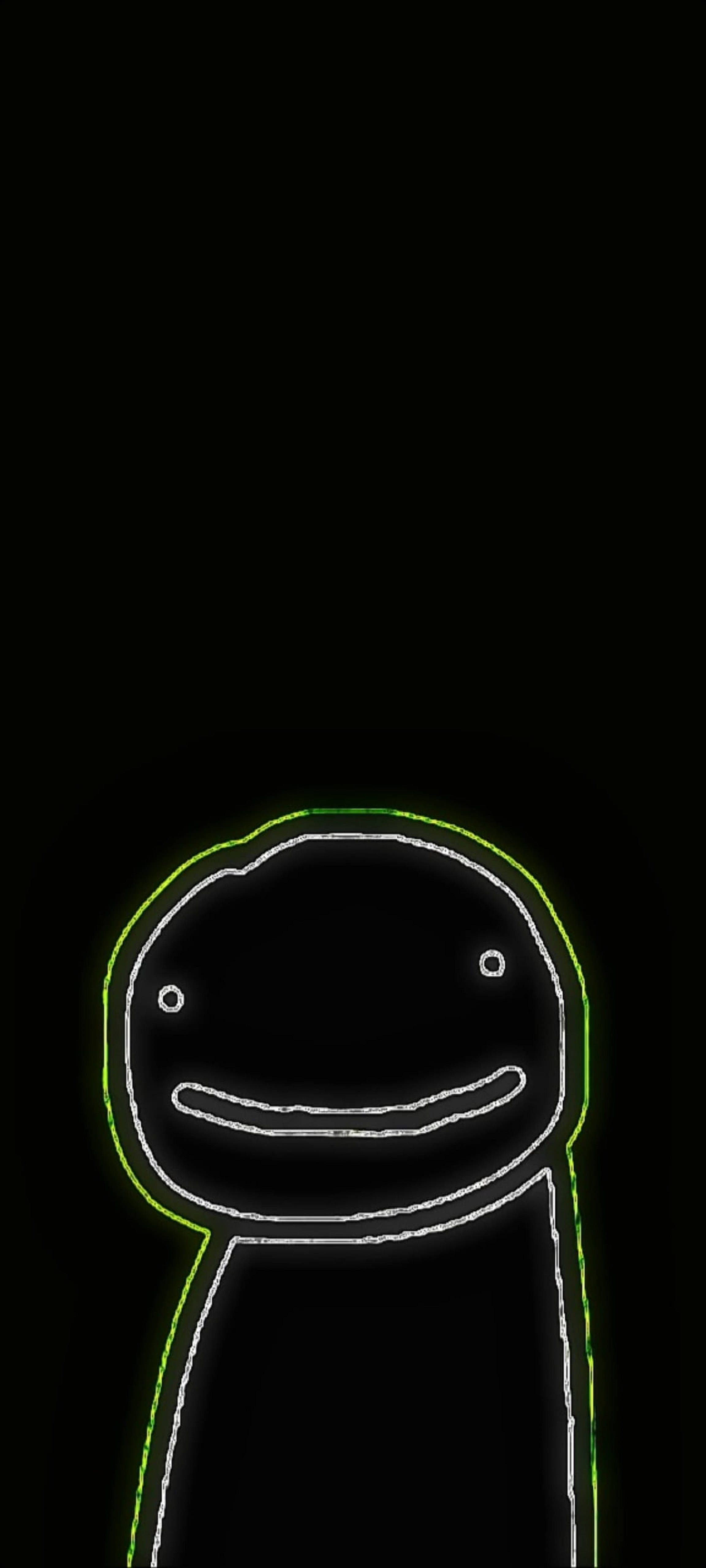 Dream SMP Glow Dark Avatar Wallpaper