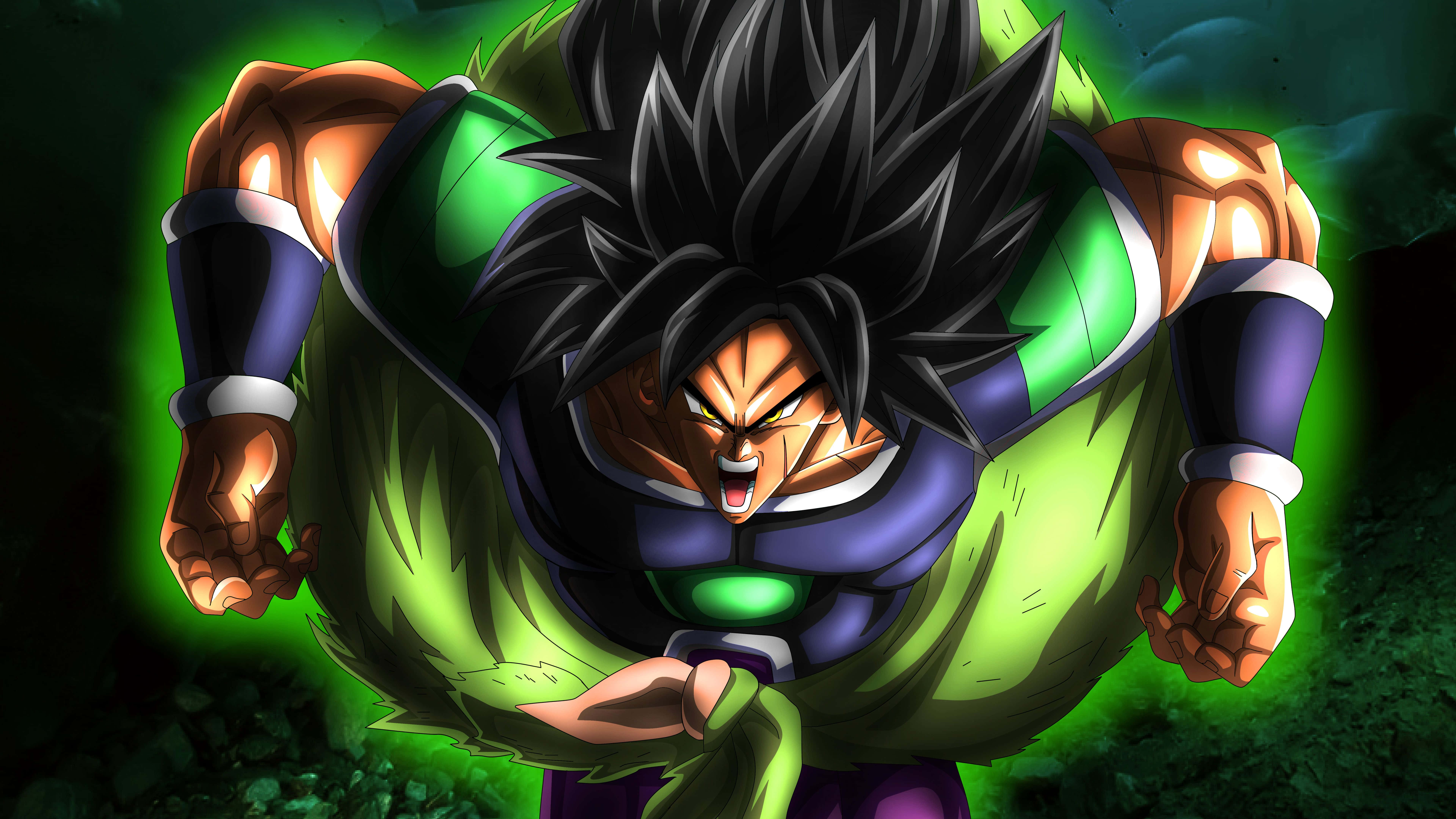 Dumating na ang matagal nang inaabangang laban nina Goku at Broly sa Dragon Ball Super Broly Wallpaper