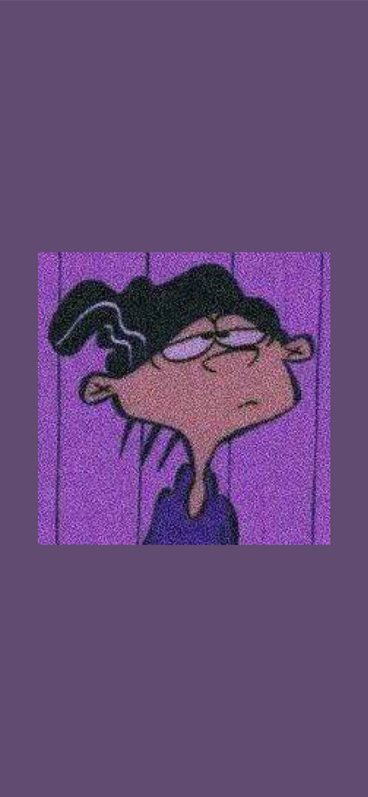 Ed Edd n Eddy Lila Aesthetic Wallpaper