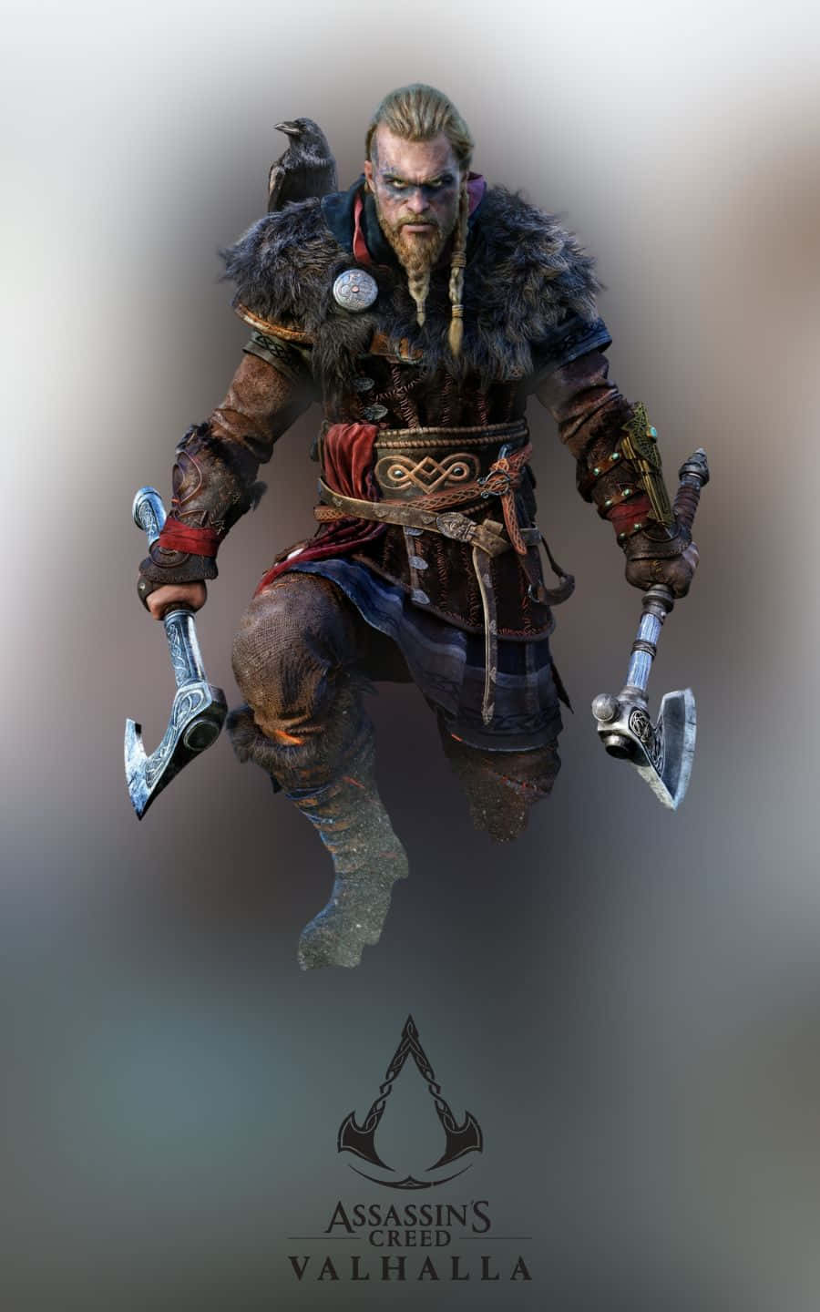 Eivor Holding Axe 1440p Assassin's Creed Valhalla Background Wallpaper