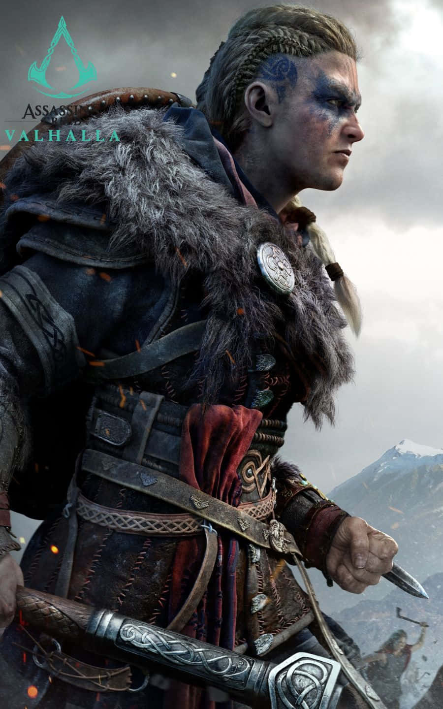 Eivor Side Profile 1440p Assassin's Creed Valhalla Background Wallpaper