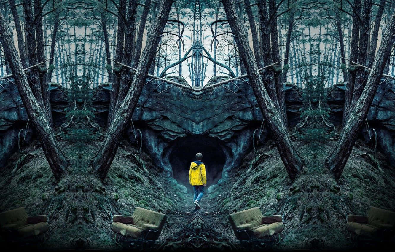 Eksena ni Jonas sa Kagubatan Mula sa Dark Netflix Original Series Wallpaper