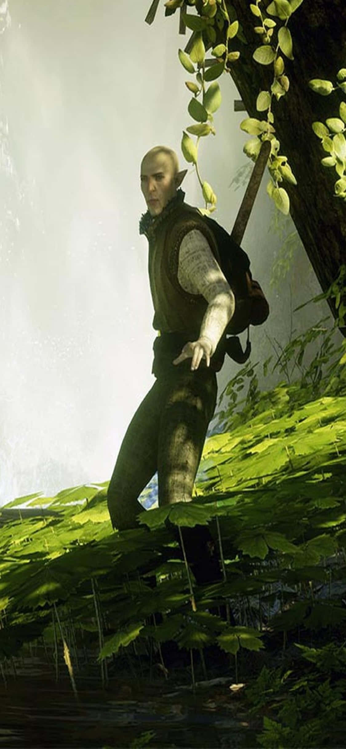 Eksklusibong Shadow of Mordor na Laro Background para sa iPhone X Wallpaper