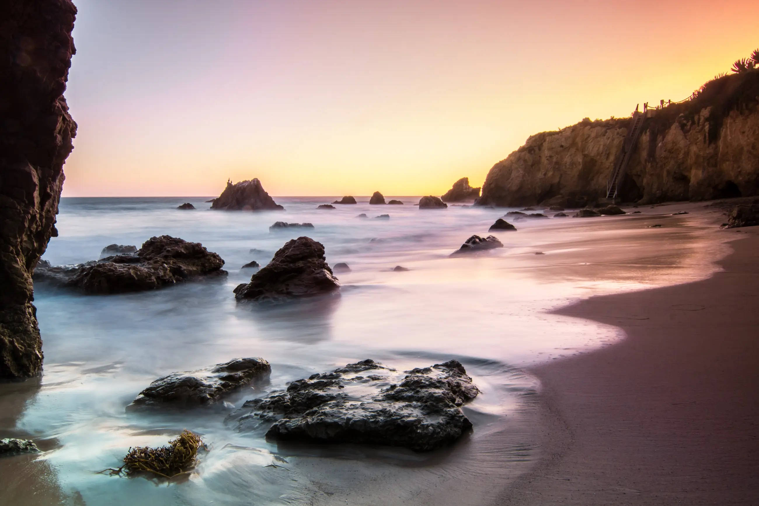 El Matador Los Angeles Paglubog ng Araw Wallpaper