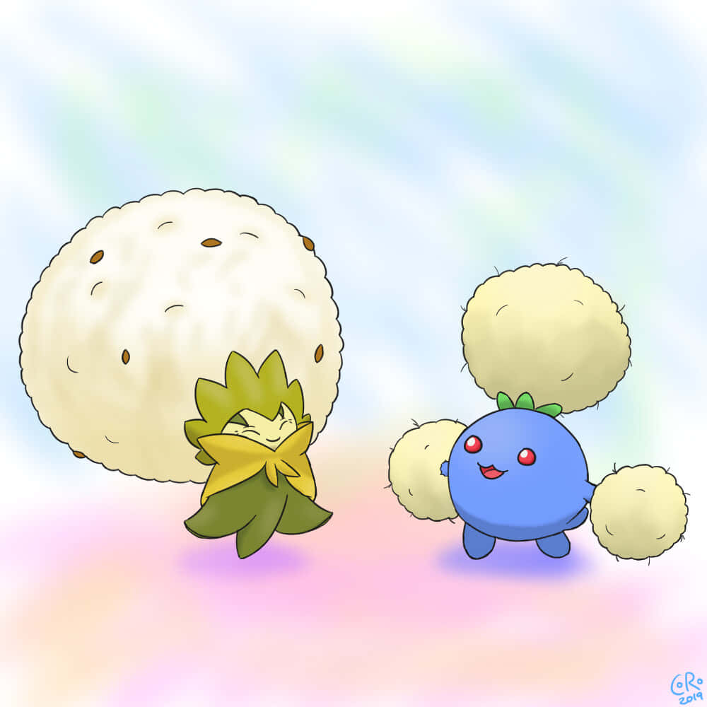 Eldegoss at Jumpluff Wallpaper