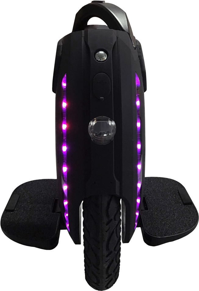 Electric Unicycle na May Lilang Ilaw Wallpaper