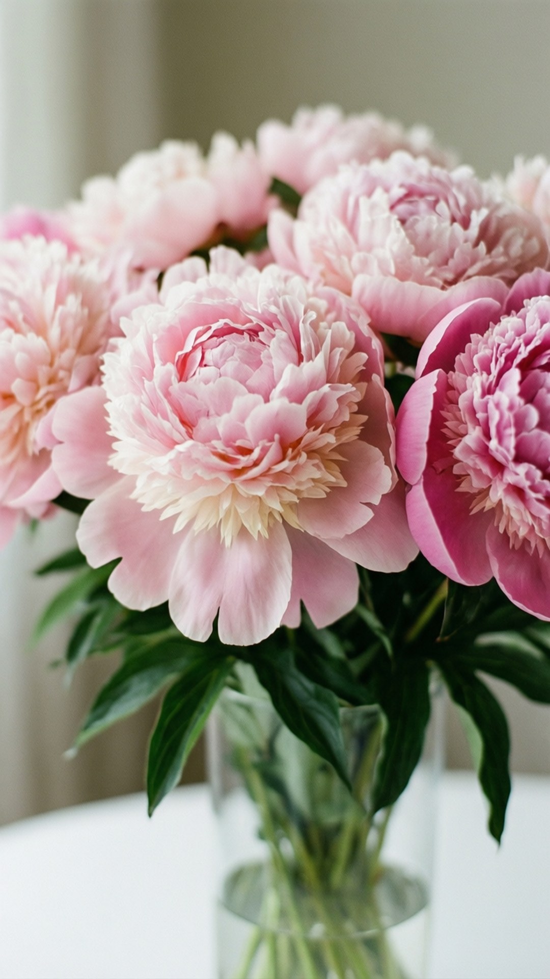 Elegansya ng Peony Wallpaper