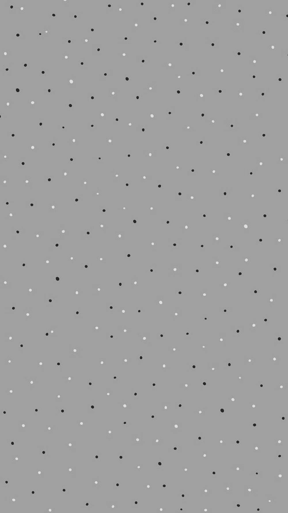 Eleganteng Gray iPhone na may Makinis na Polka Dot Pattern Wallpaper