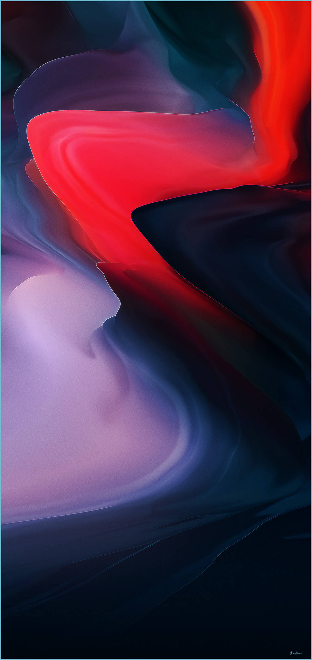"Eleganteng OnePlus 9 Pro sa Dark Red Abstract Design" Wallpaper