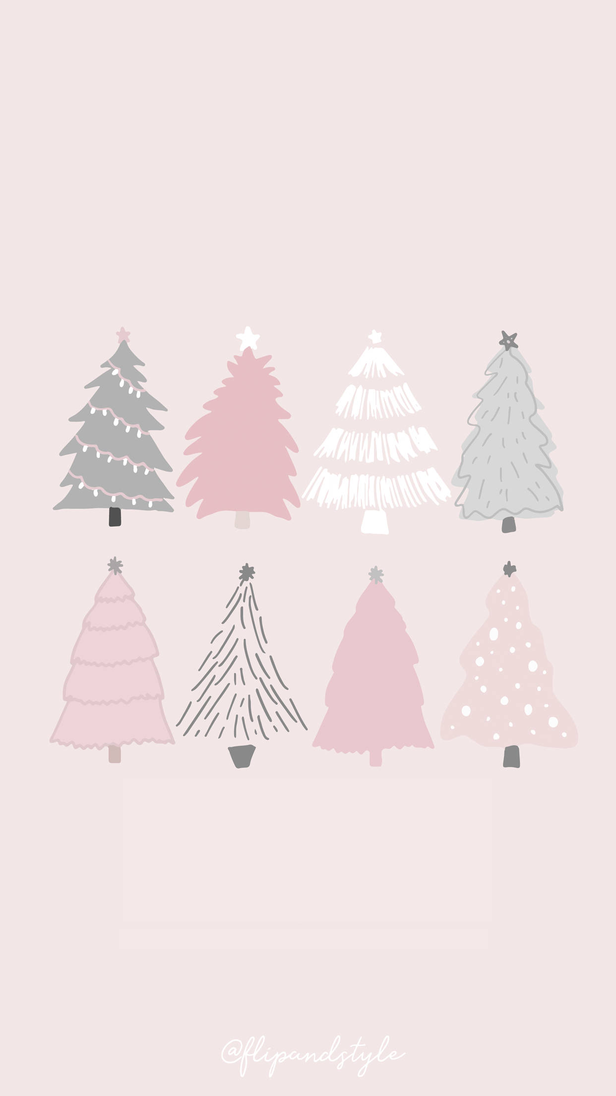 Eleganteng Pampaskong may Preppy Christmas Theme Wallpaper