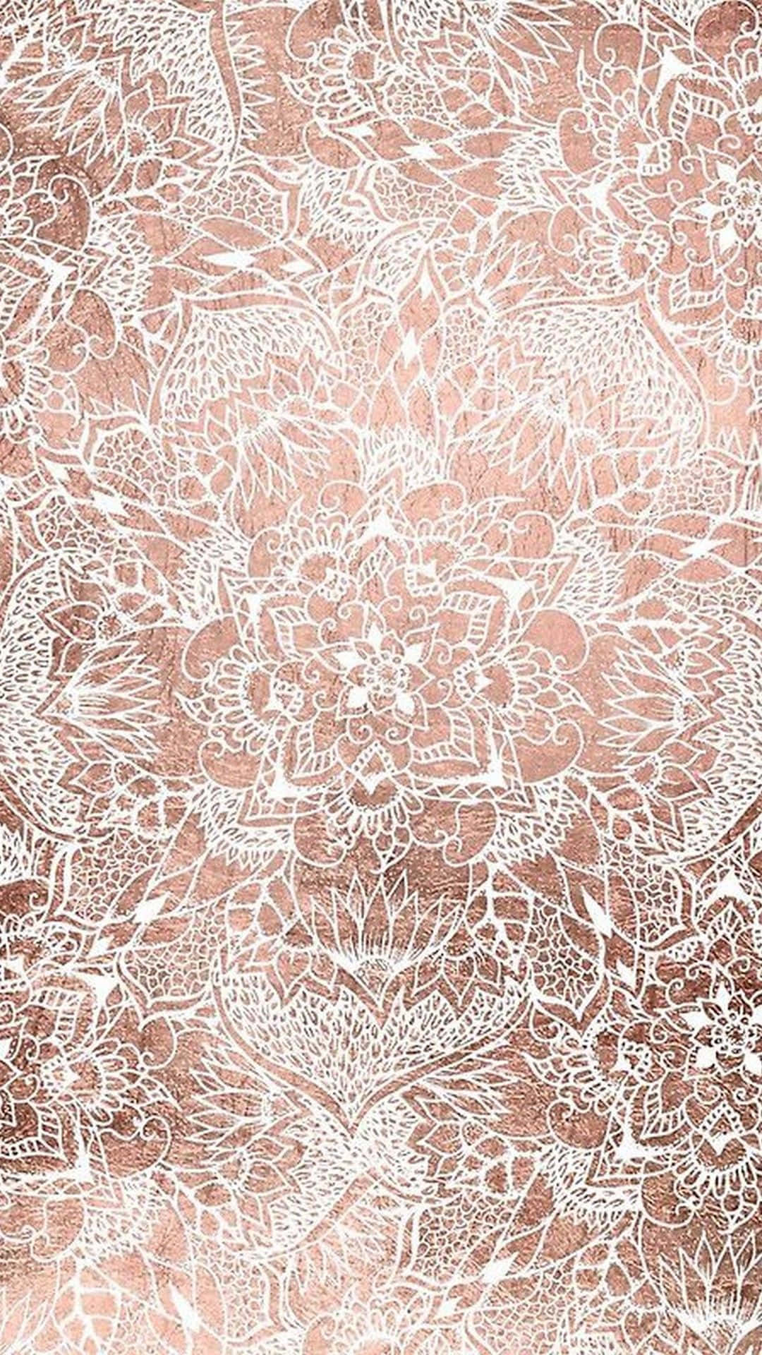 Eleganteng Rose Gold Aesthetic Wallpaper