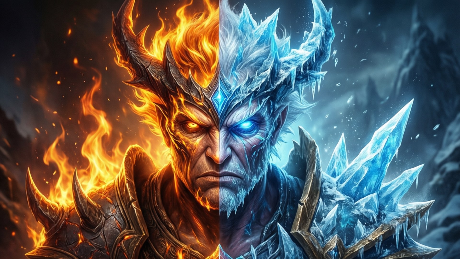 Elemental Duel Wallpaper