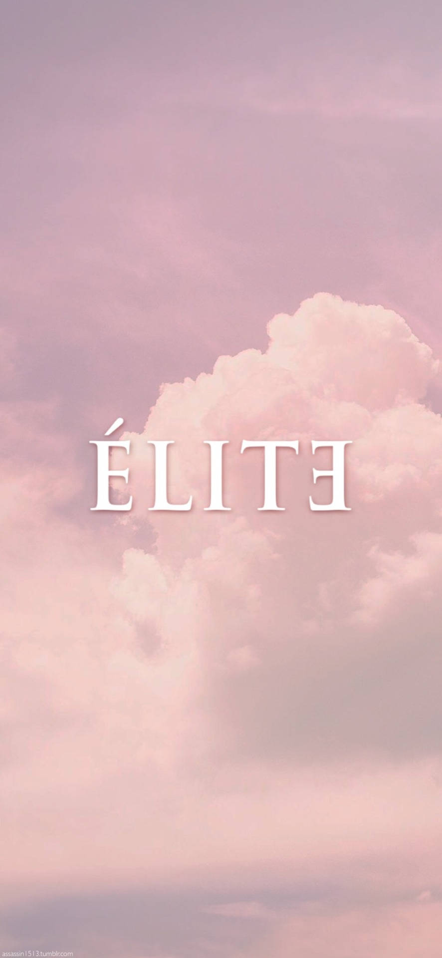 Elite Netflix Series: Prominent Cast Laban sa Isang Vivid Pink na Langit Wallpaper