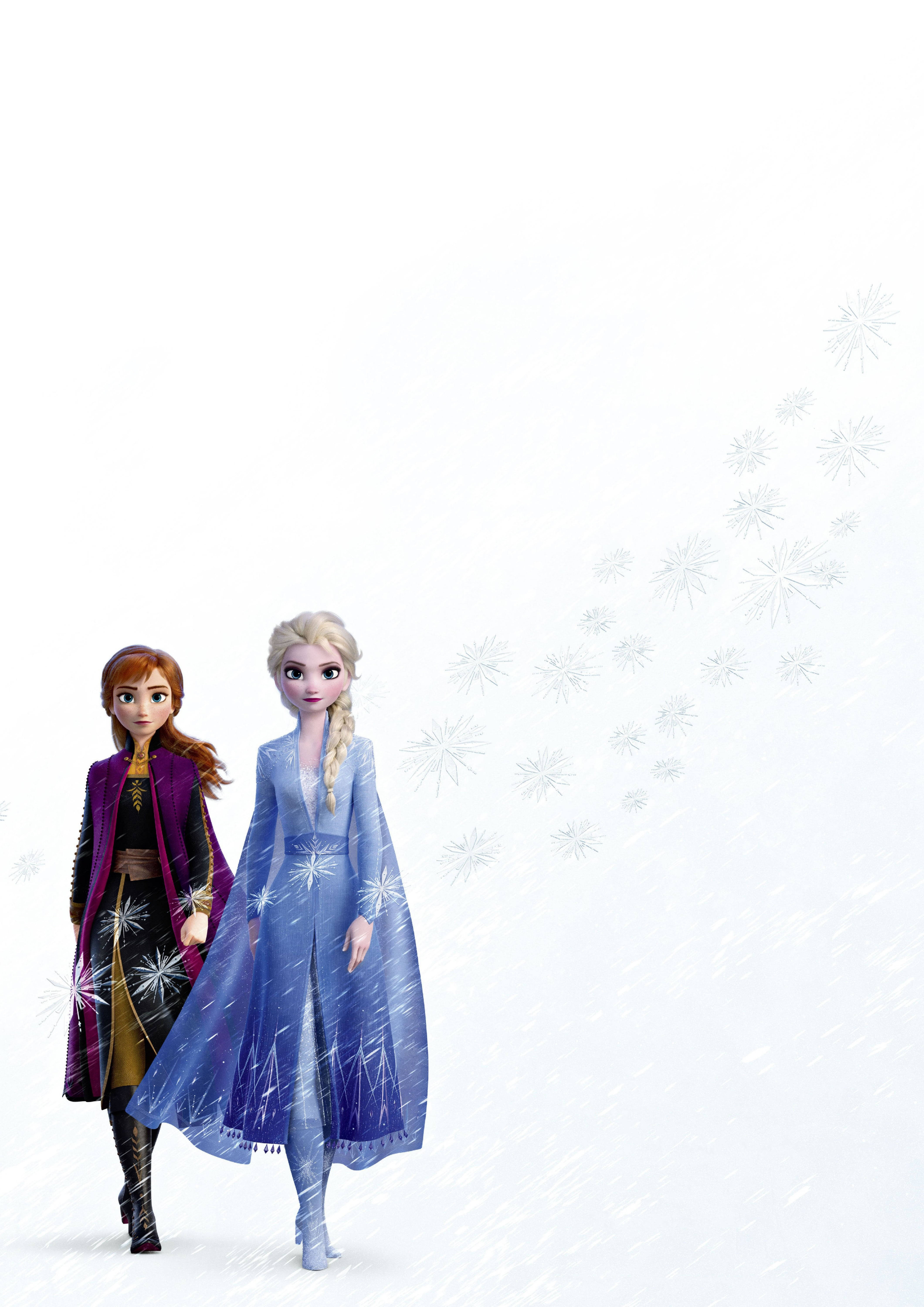 Sina Elsa at Anna na Puti Wallpaper