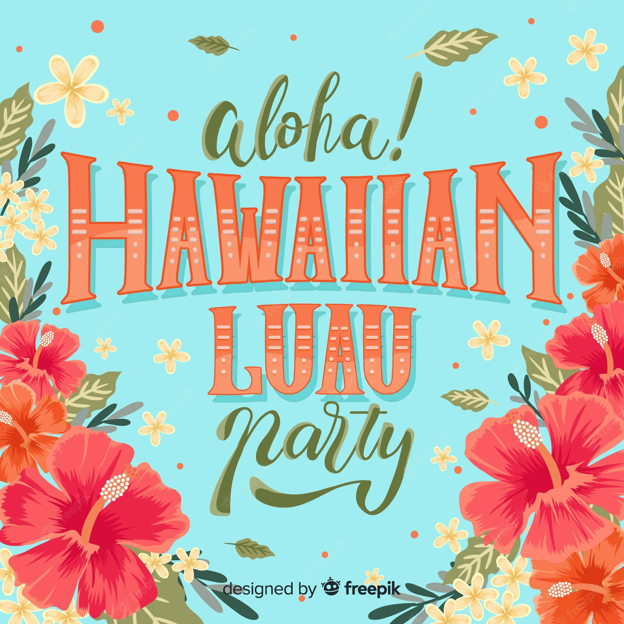 Nakakaakit na Hawaiian Luau Background Wallpaper