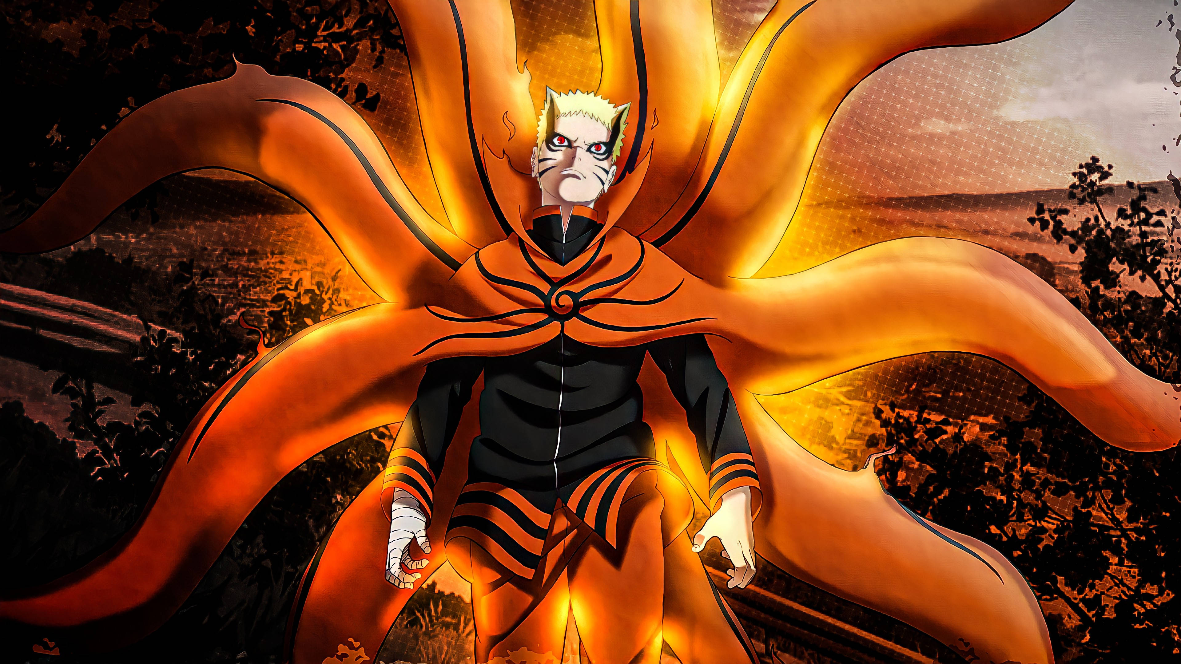 Enerhiya ng Naruto Baryon Mode Wallpaper