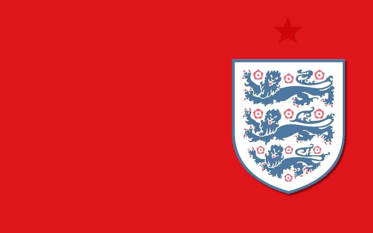 England Football Pulang Background Bituin Wallpaper