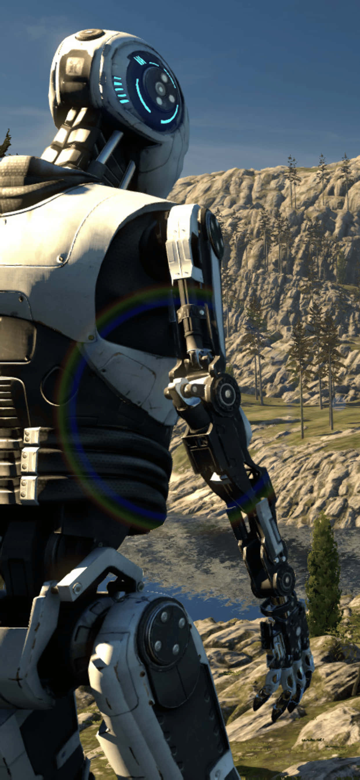 Engrossing View of The Talos Principle Game on iPhone XS Max Wallpaper