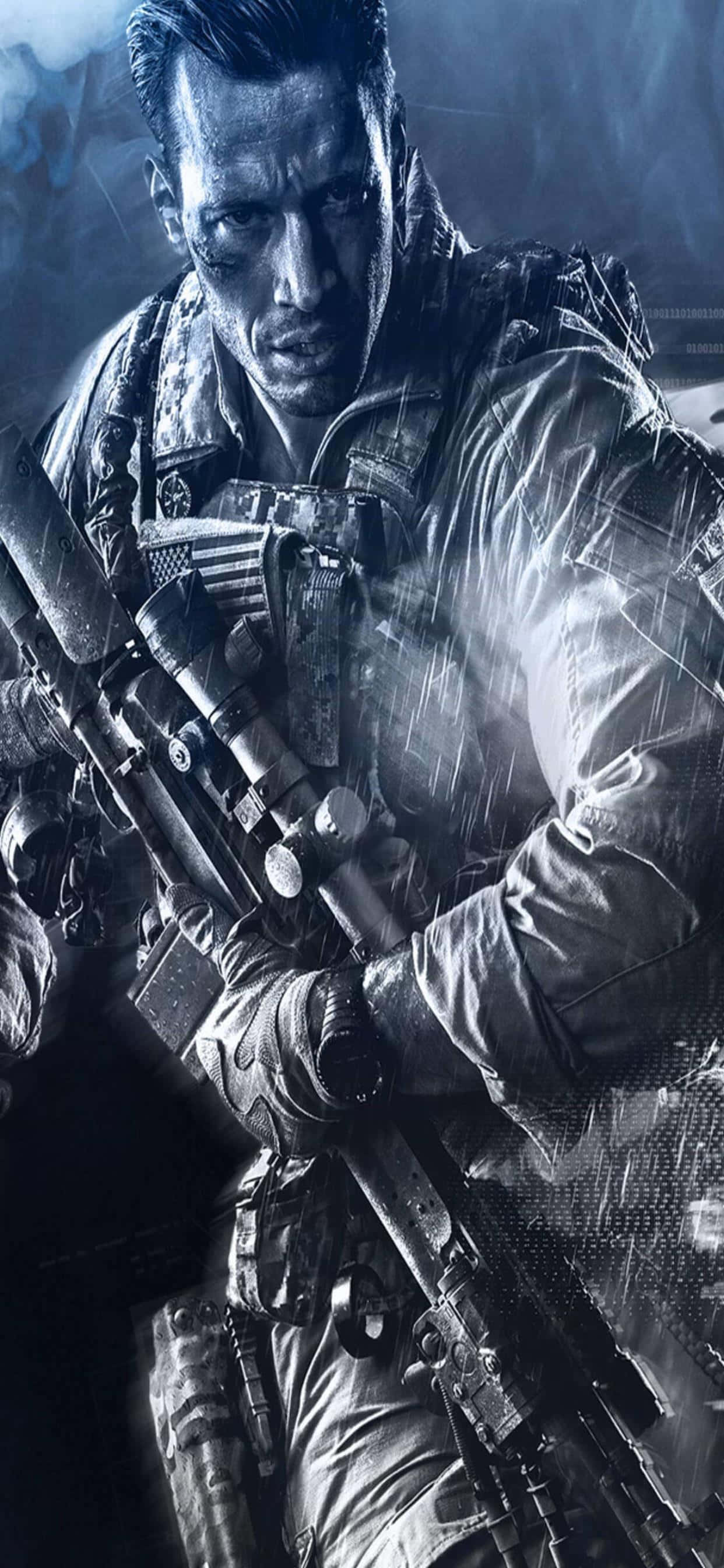 Enjoi ang Ultra HD na paglalaro gamit ang Apple iPhone Xs Max at Battlefield 4 Wallpaper