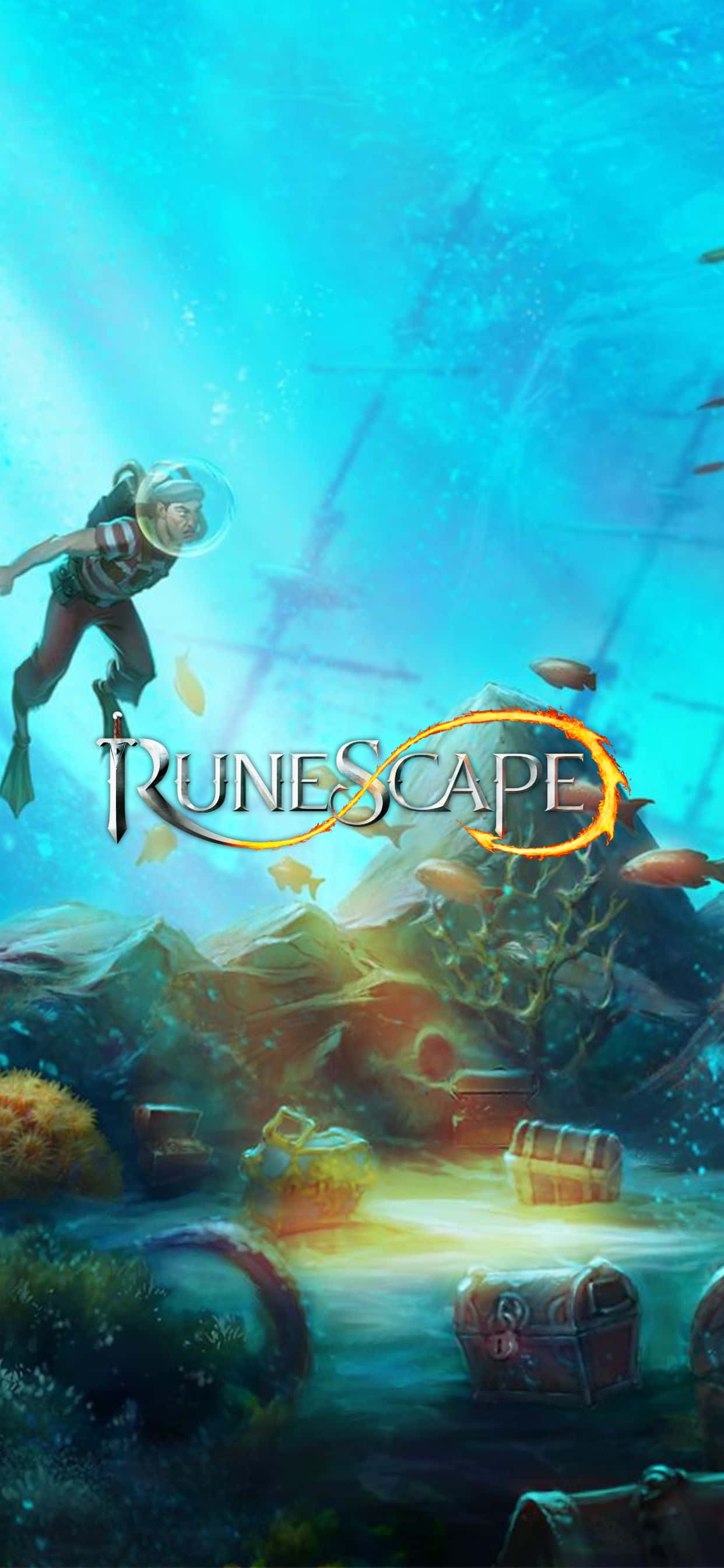 Enjoy ang gaming experience sa iyong bagong iPhone Xs Max gamit ang Runescape Wallpaper