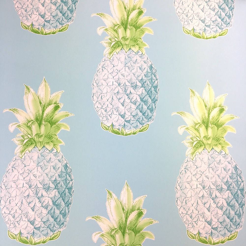 Enjoy ang mga vibrant na kulay ng sariwang Pinya! Wallpaper