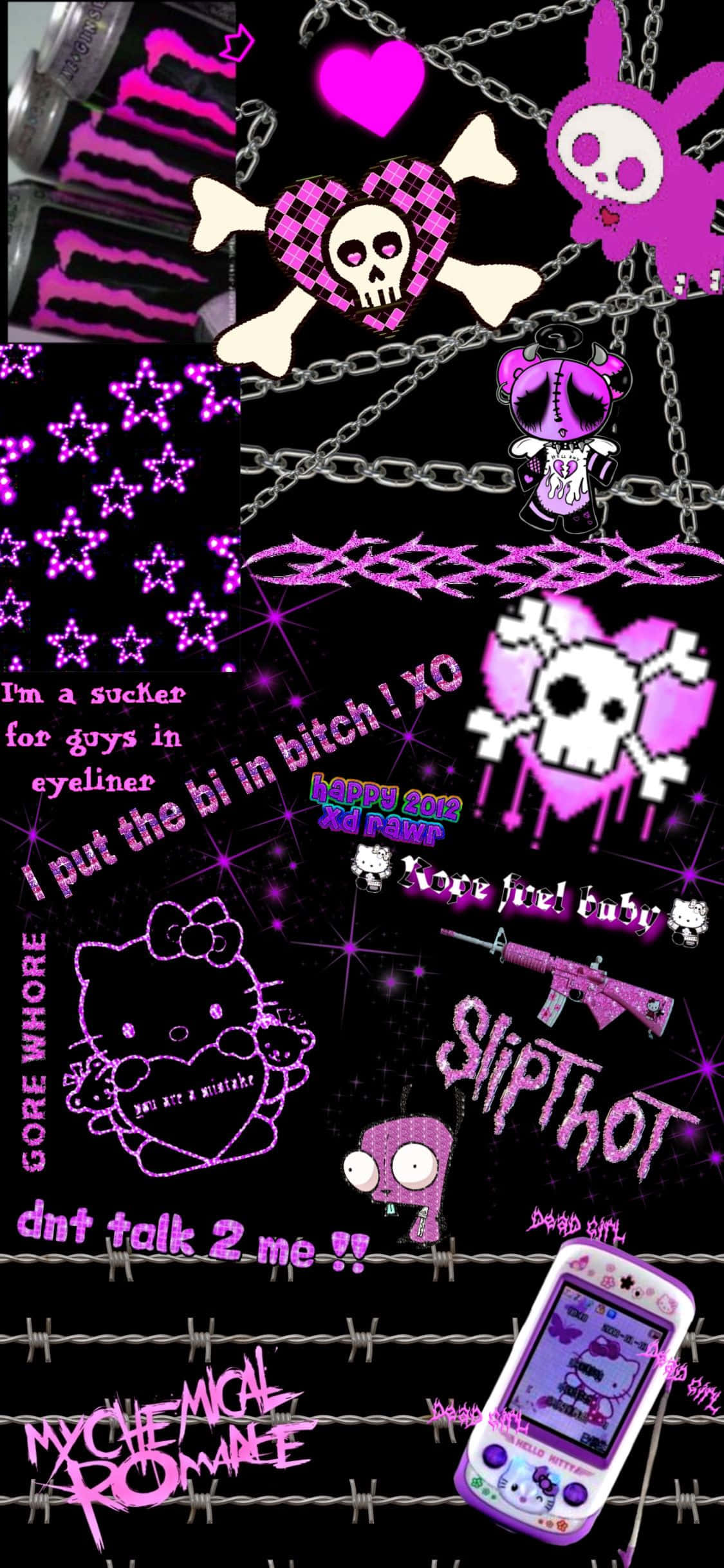 Pumasok sa isang kaakit-akit na mundo ng Gothic Aesthetics Wallpaper