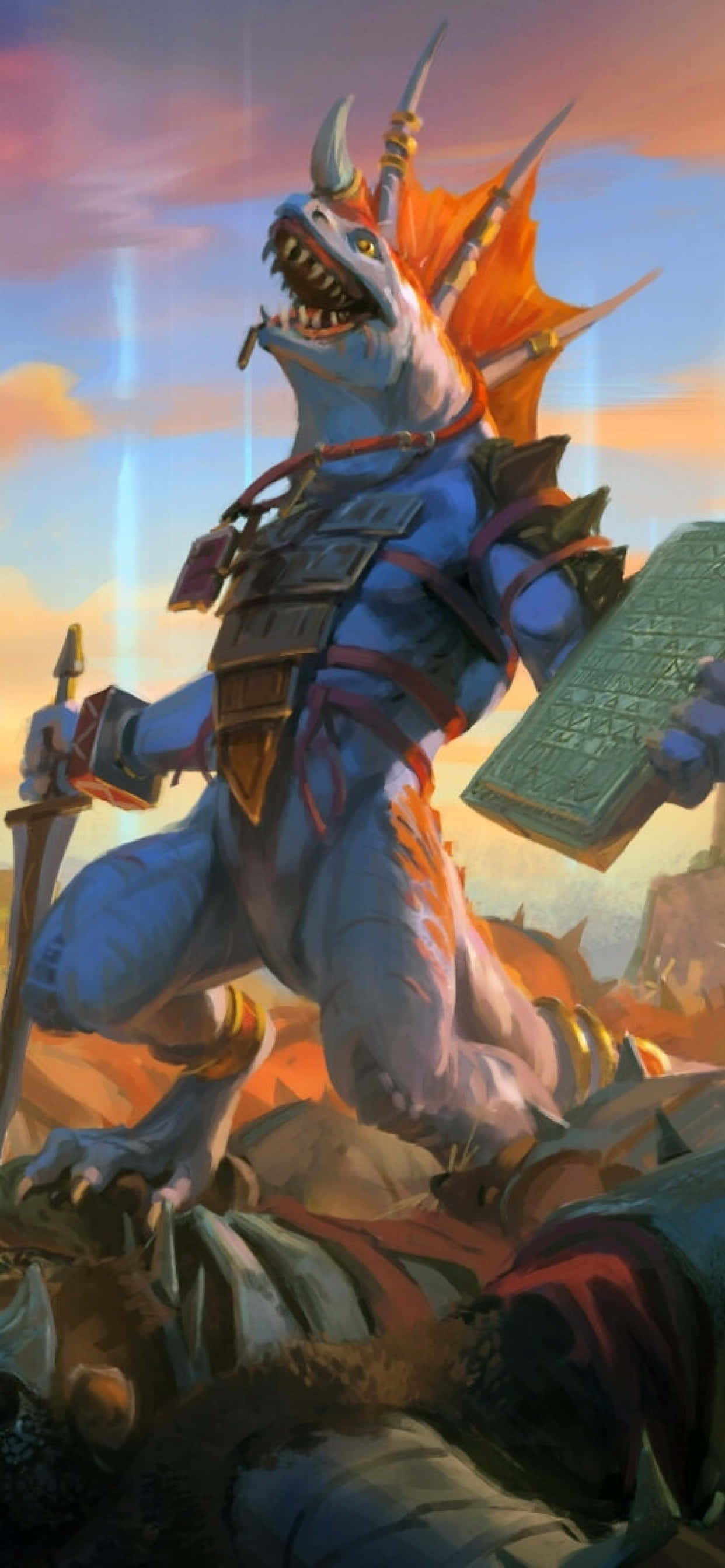Ang mga epikong labanan ay hindi pa naging ganito kaganda sa iPhone X at Total War: Warhammer Wallpaper