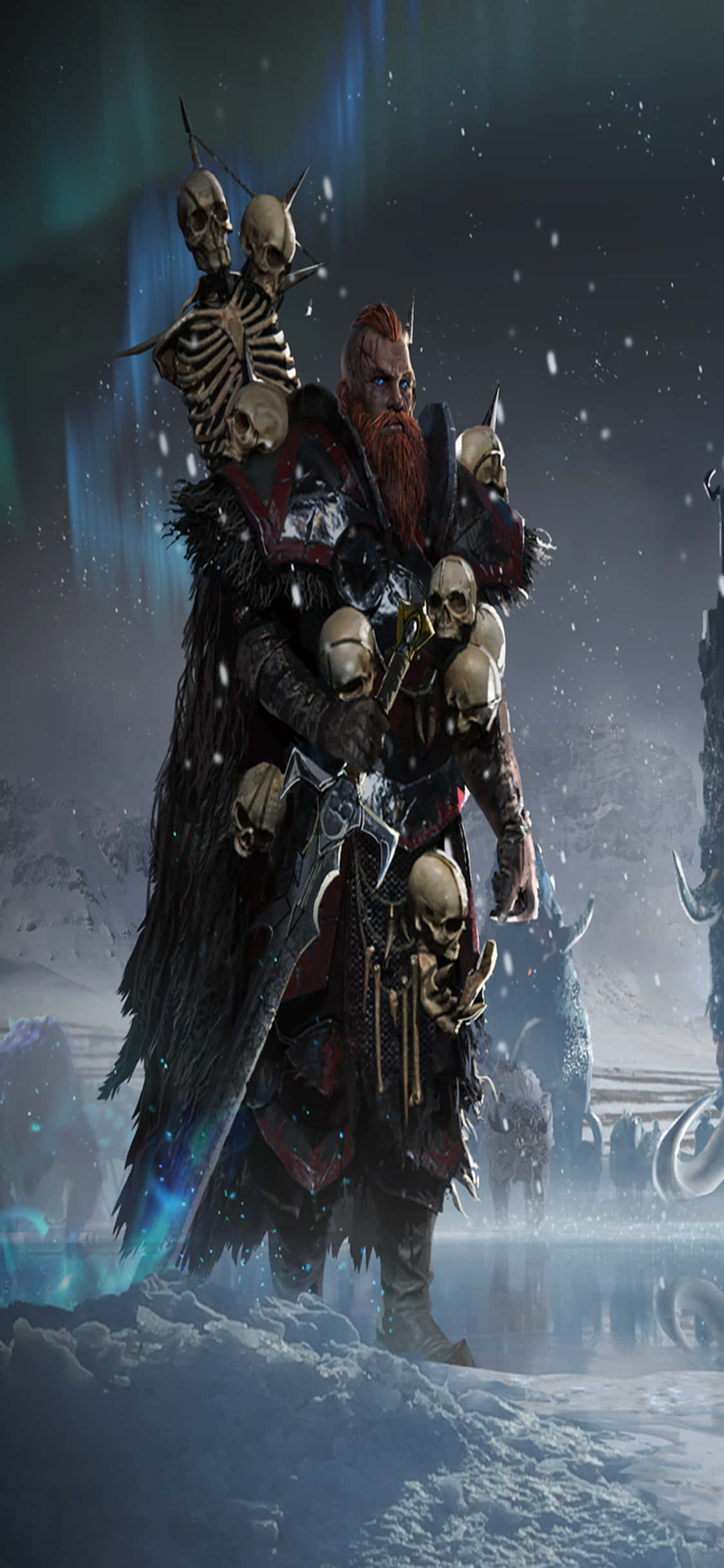 Epic Fantasy Action gamit ang iPhone X Total War Warhammer Wallpaper