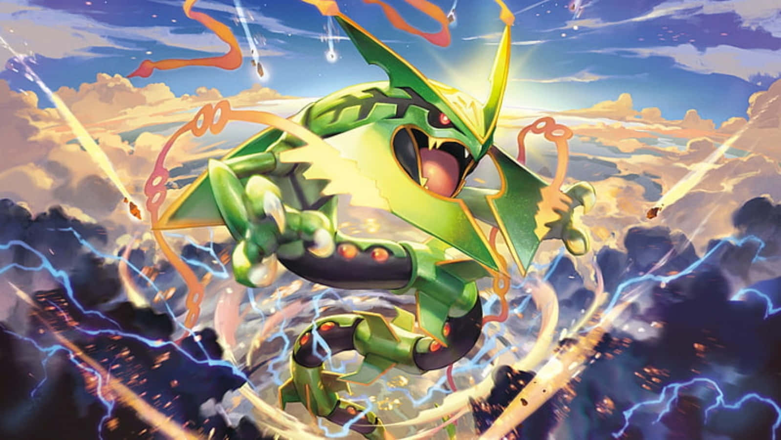 Epikong Labanan ng mga Legendary Pokemon Wallpaper