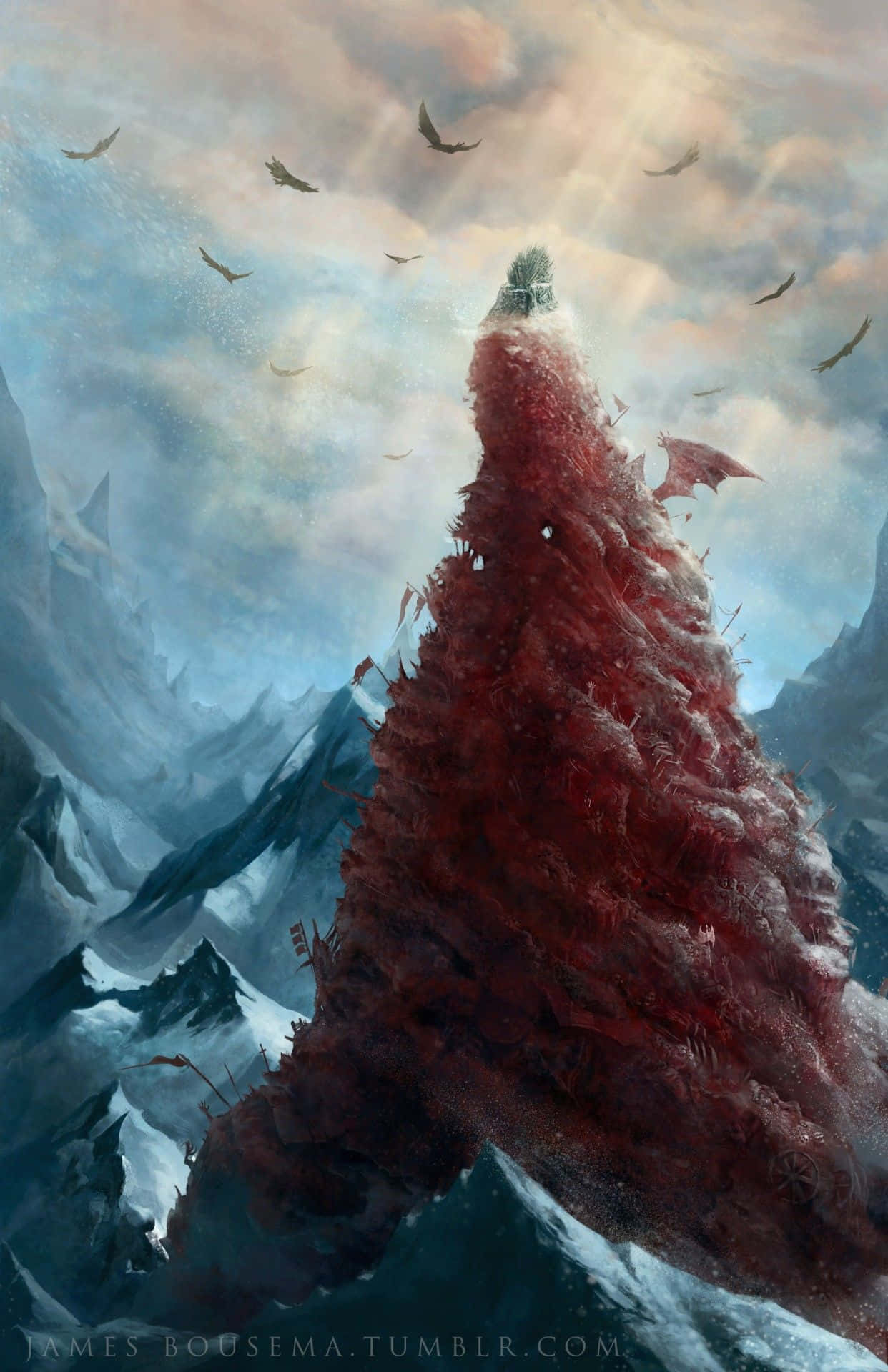 Epikong Paghaharap sa Winterfell - Eksena sa Game of Thrones Wallpaper