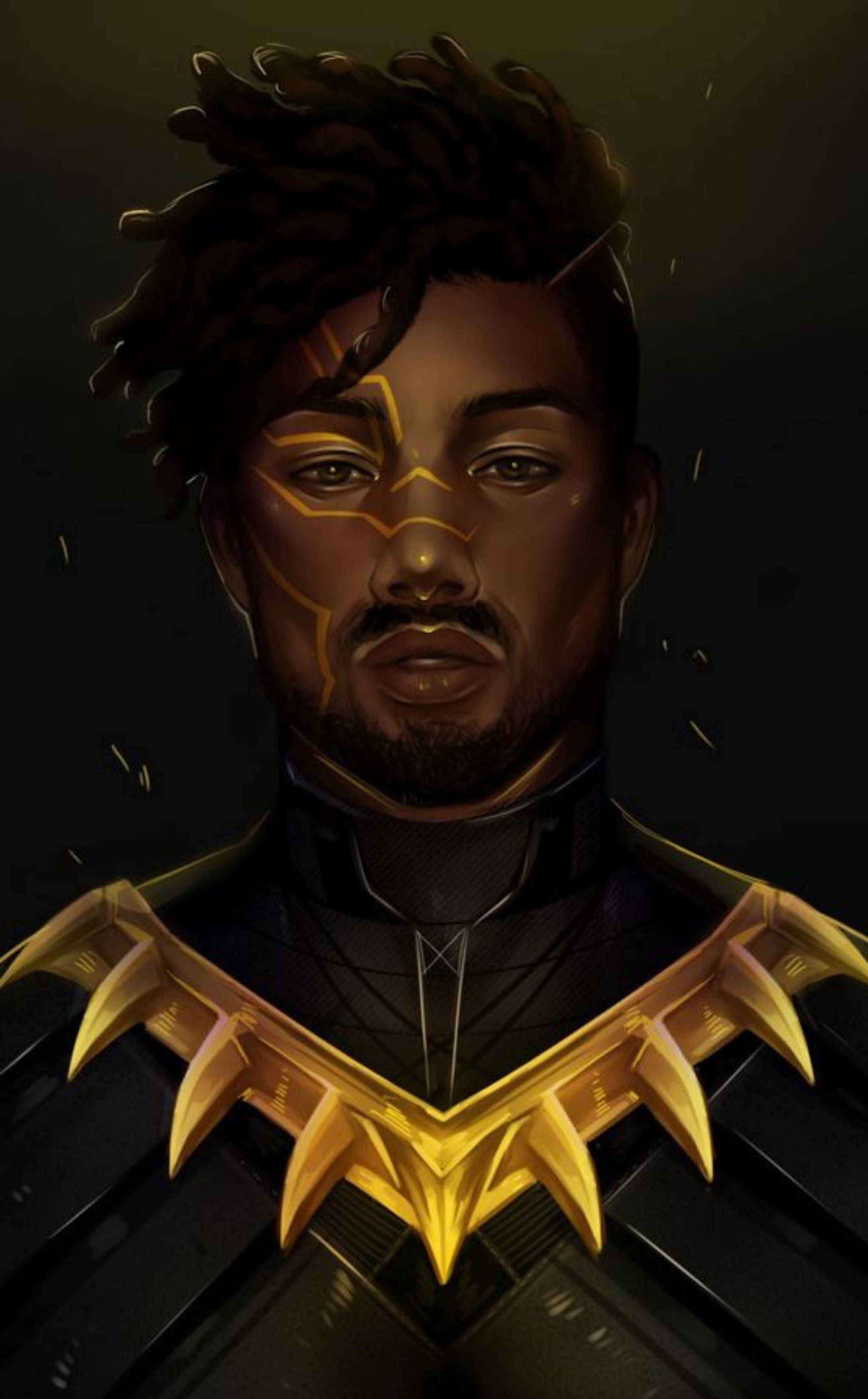 Erik Killmonger Art Wallpaper