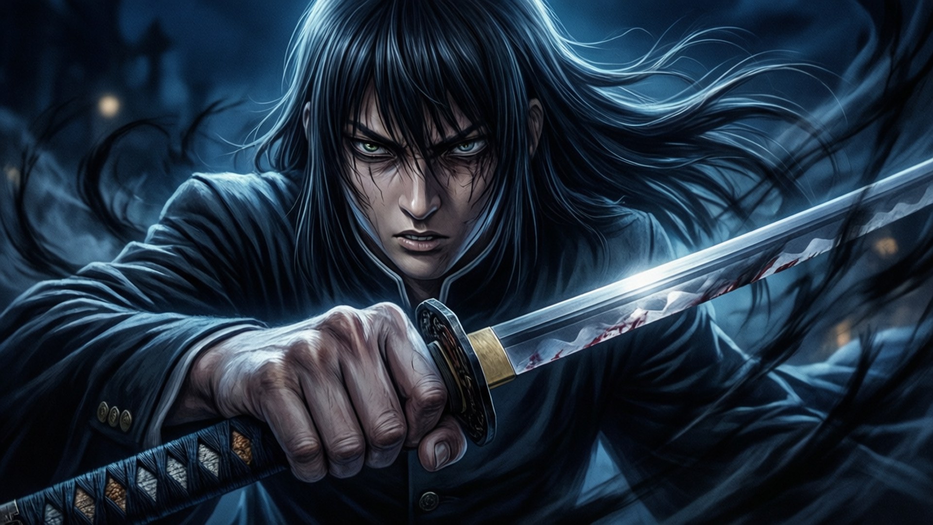 Espada ng Anino ni Megumi Wallpaper