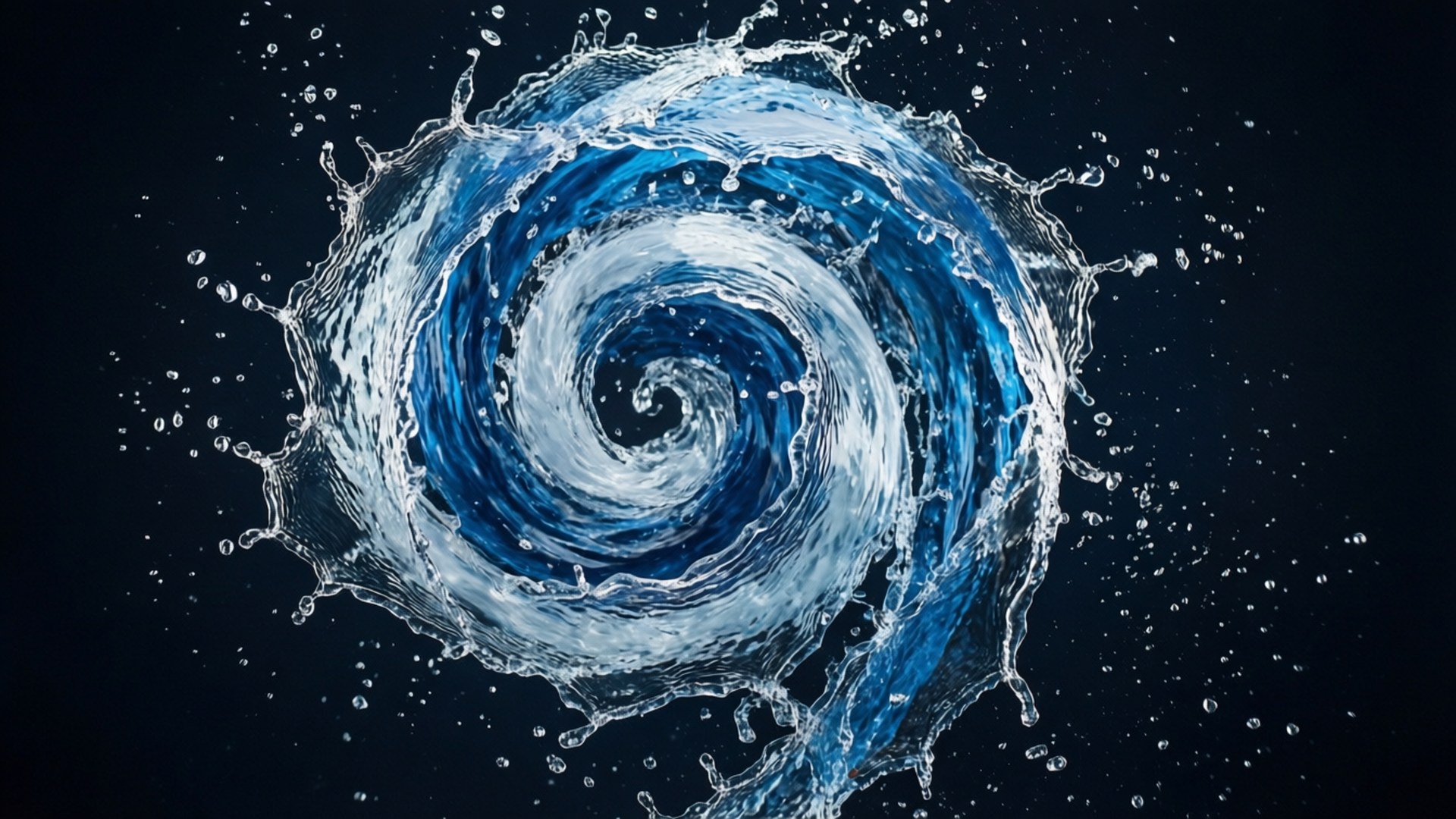 Espiral ng Tubig Wallpaper