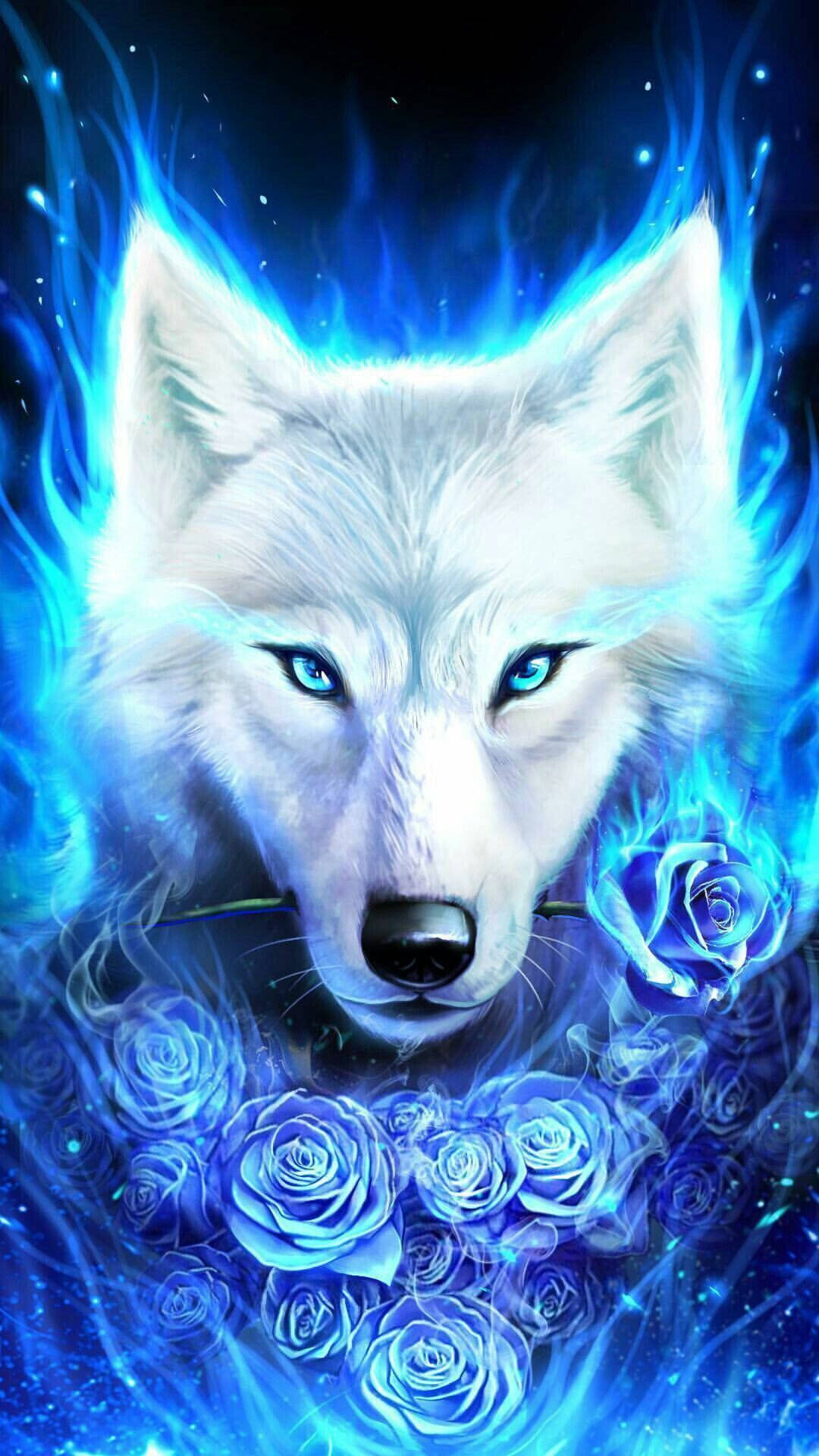 Espiritung Lobo ng Galaxy Wallpaper