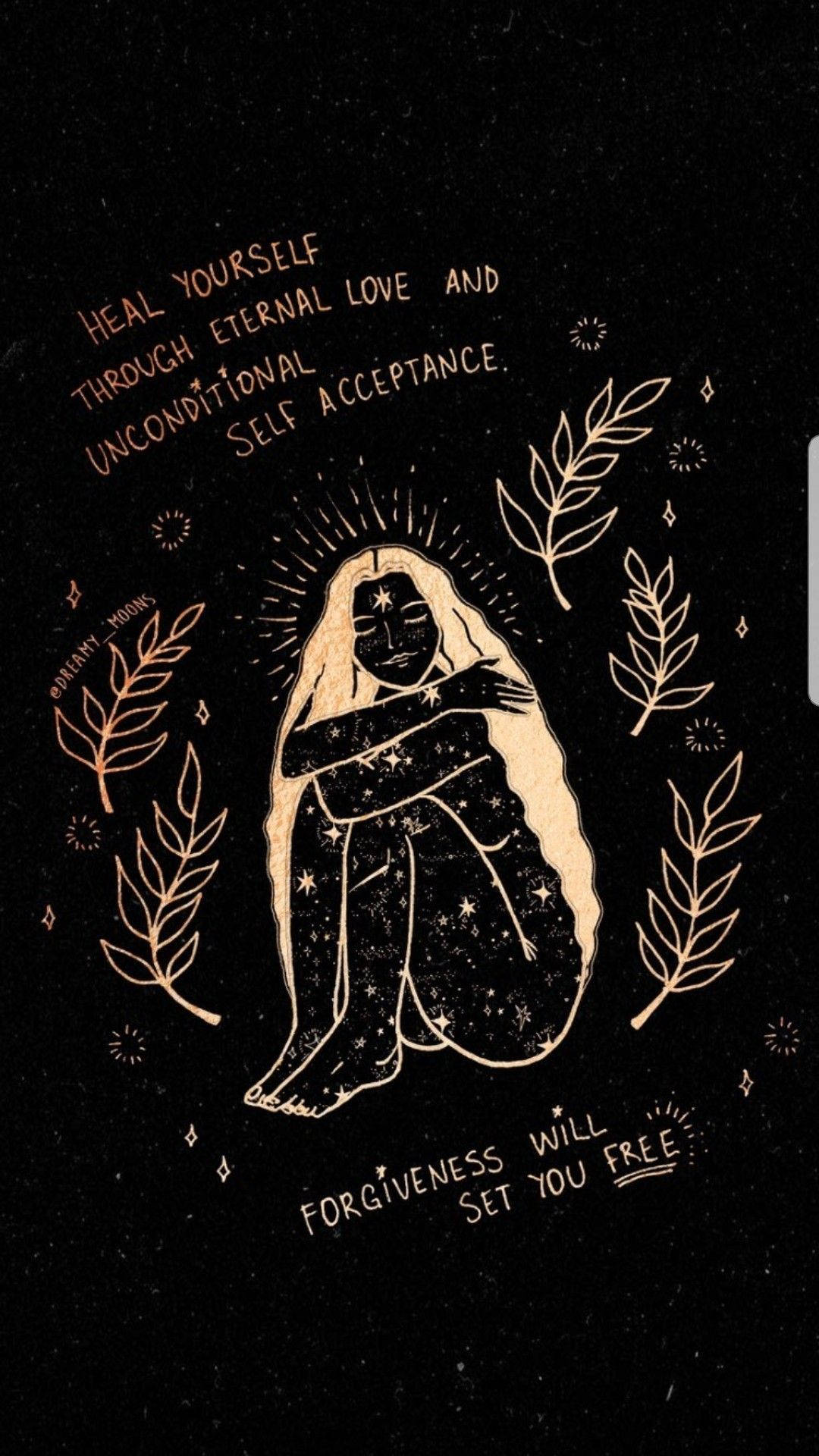 Espiritwal na Estetika ng Pagpapagaling Wallpaper