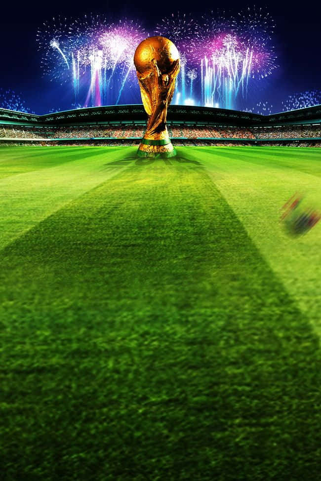 Estatwa ng World Cup Pinakamagandang Background ng Football Wallpaper