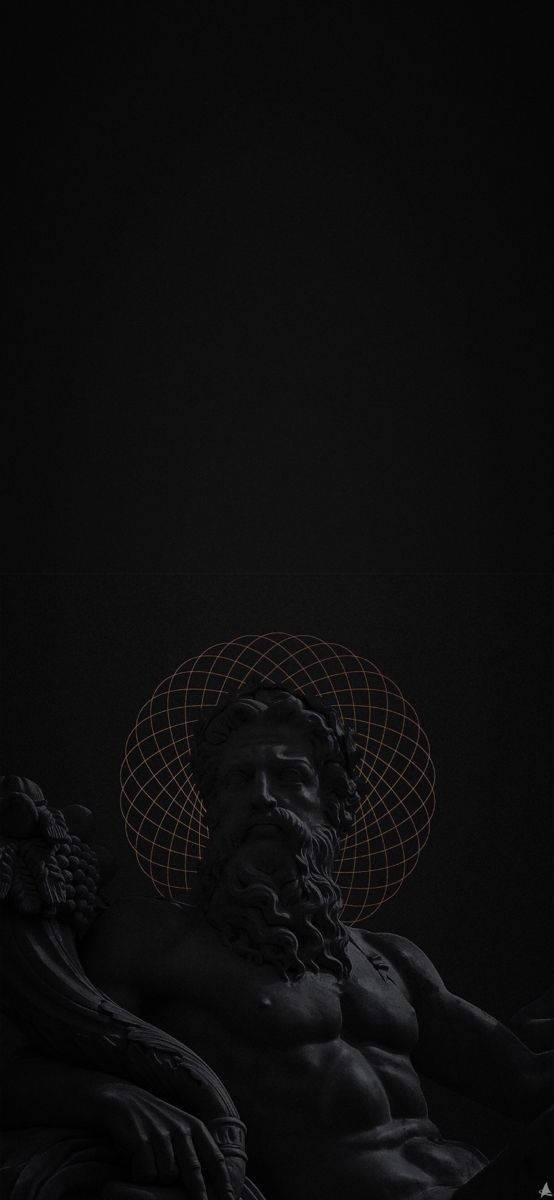 Estatwa ni Zeus na Stoic Wallpaper