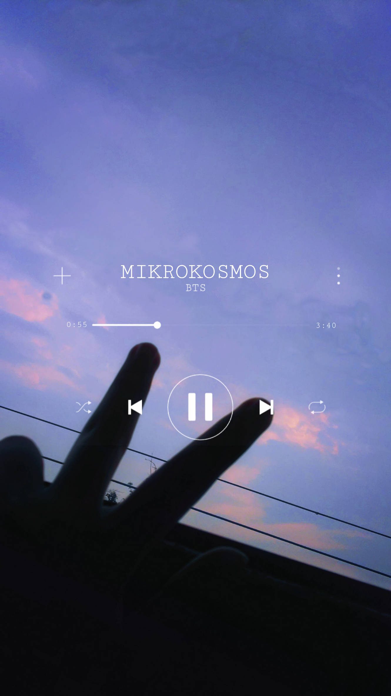 Estetika ng Musika Mikrokosmos BTS Wallpaper