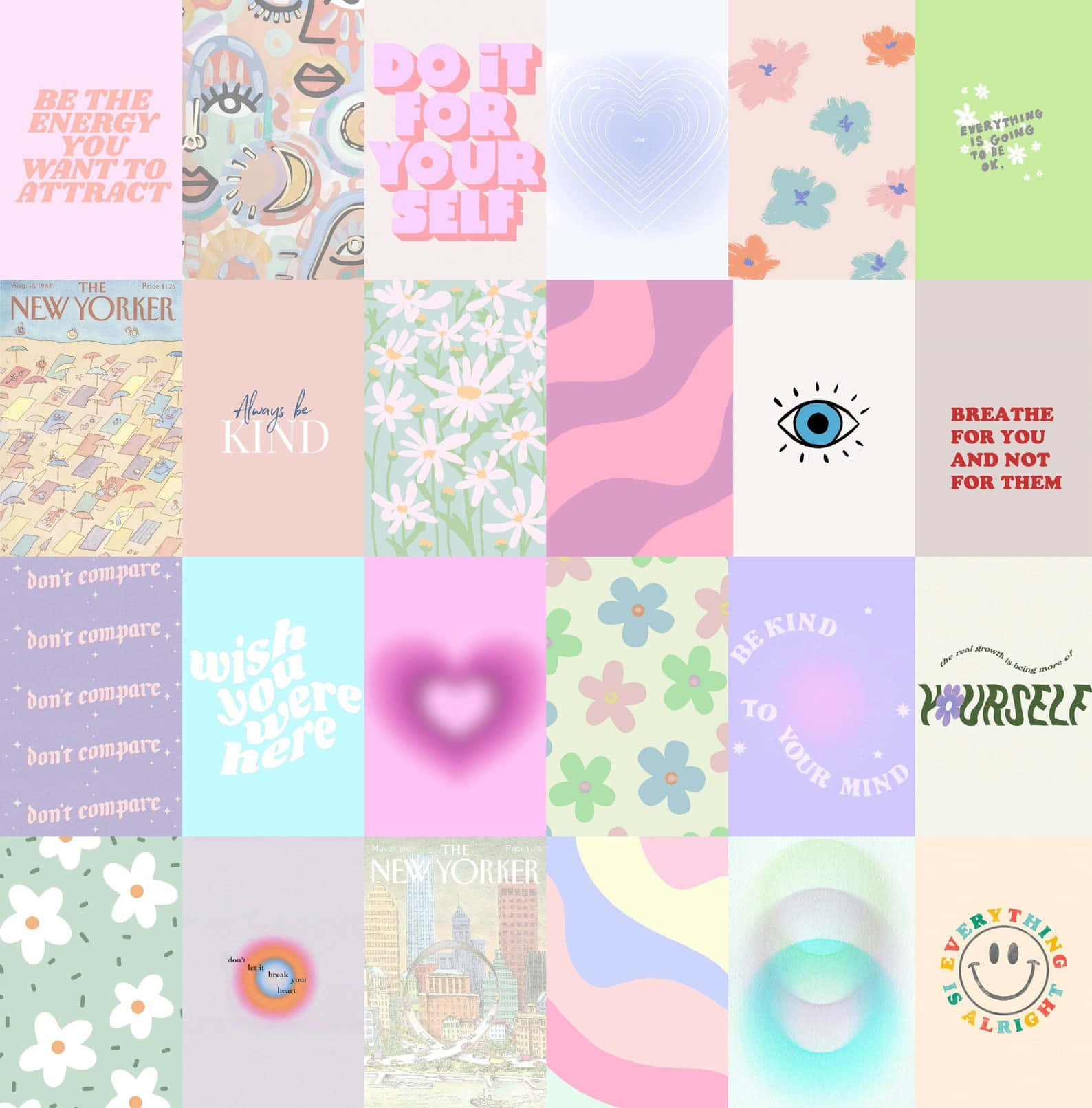 Estetikang Danish Pastel Wallpaper