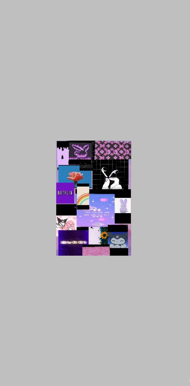 Estetikang Emo sa Kulay Abo Wallpaper