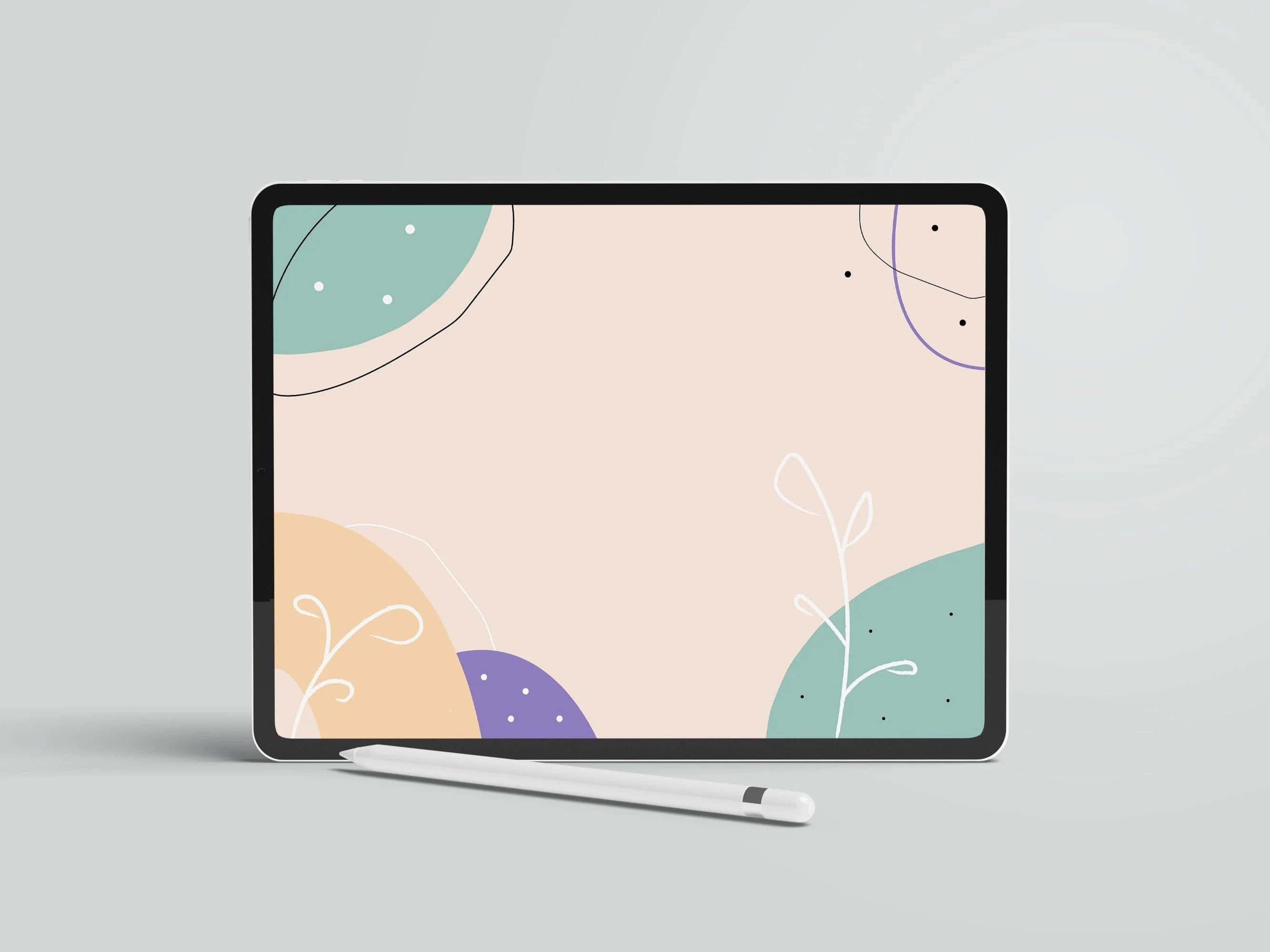 Estilo at modernong aesthetic na iPad Wallpaper