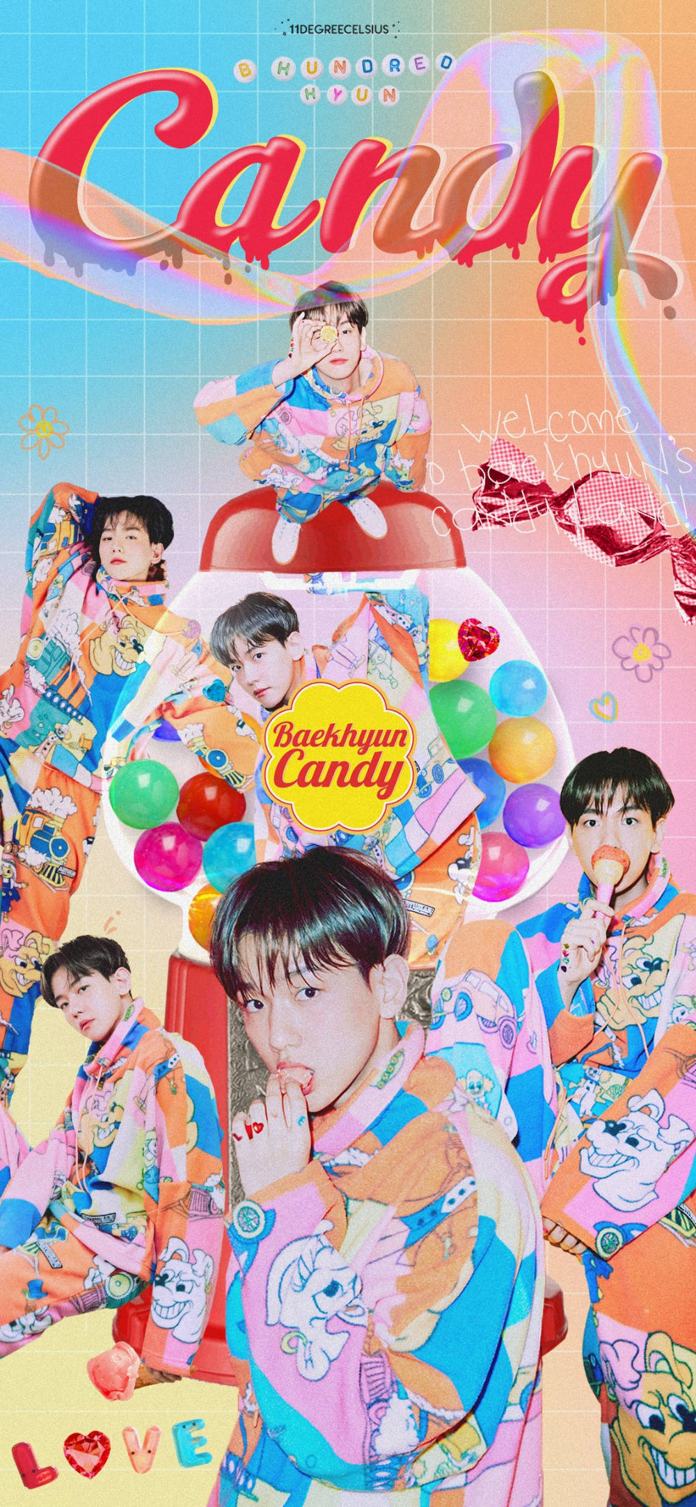 EXO Baekhyan Candy Wallpaper