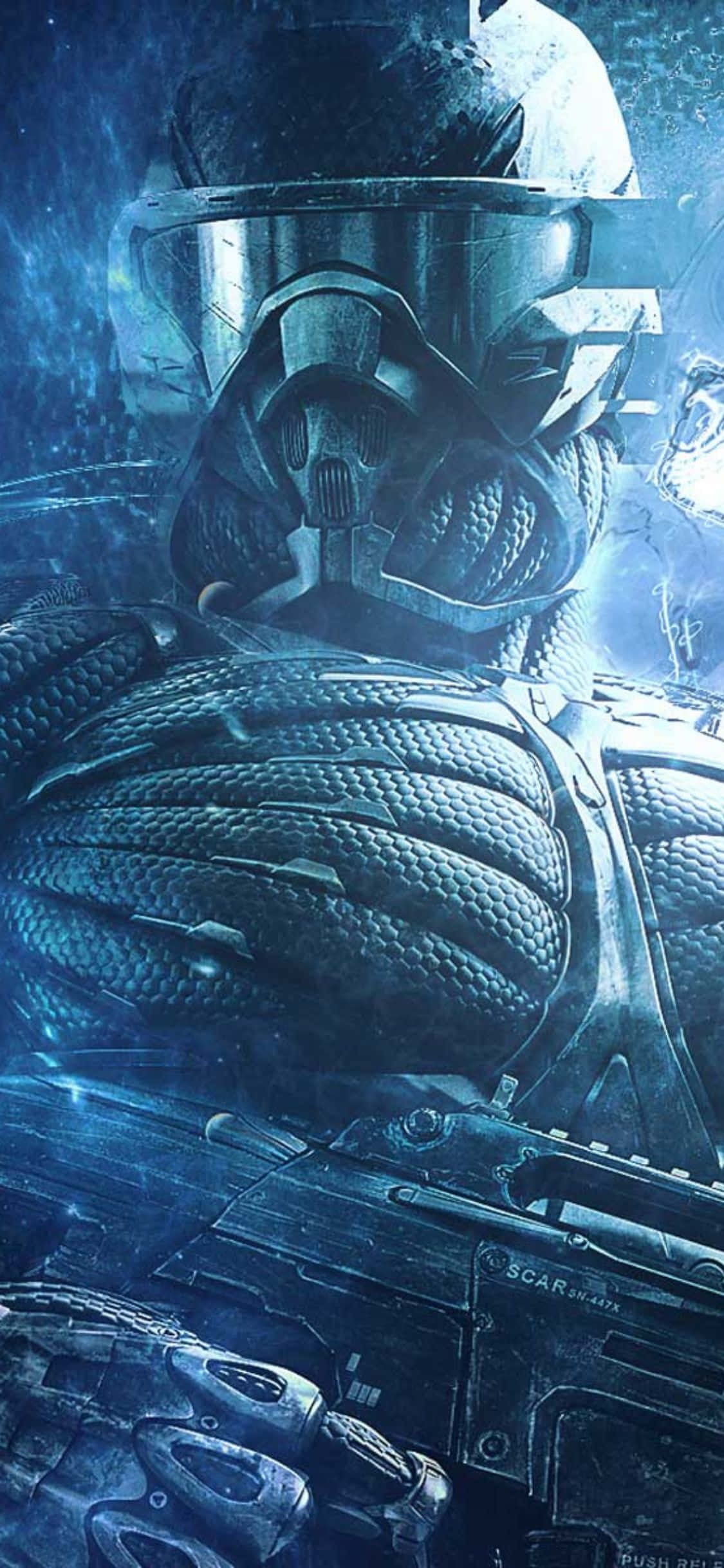 Maranasan ang extraordinary gaming experience ng Crysis 3 sa isang iPhone X Wallpaper